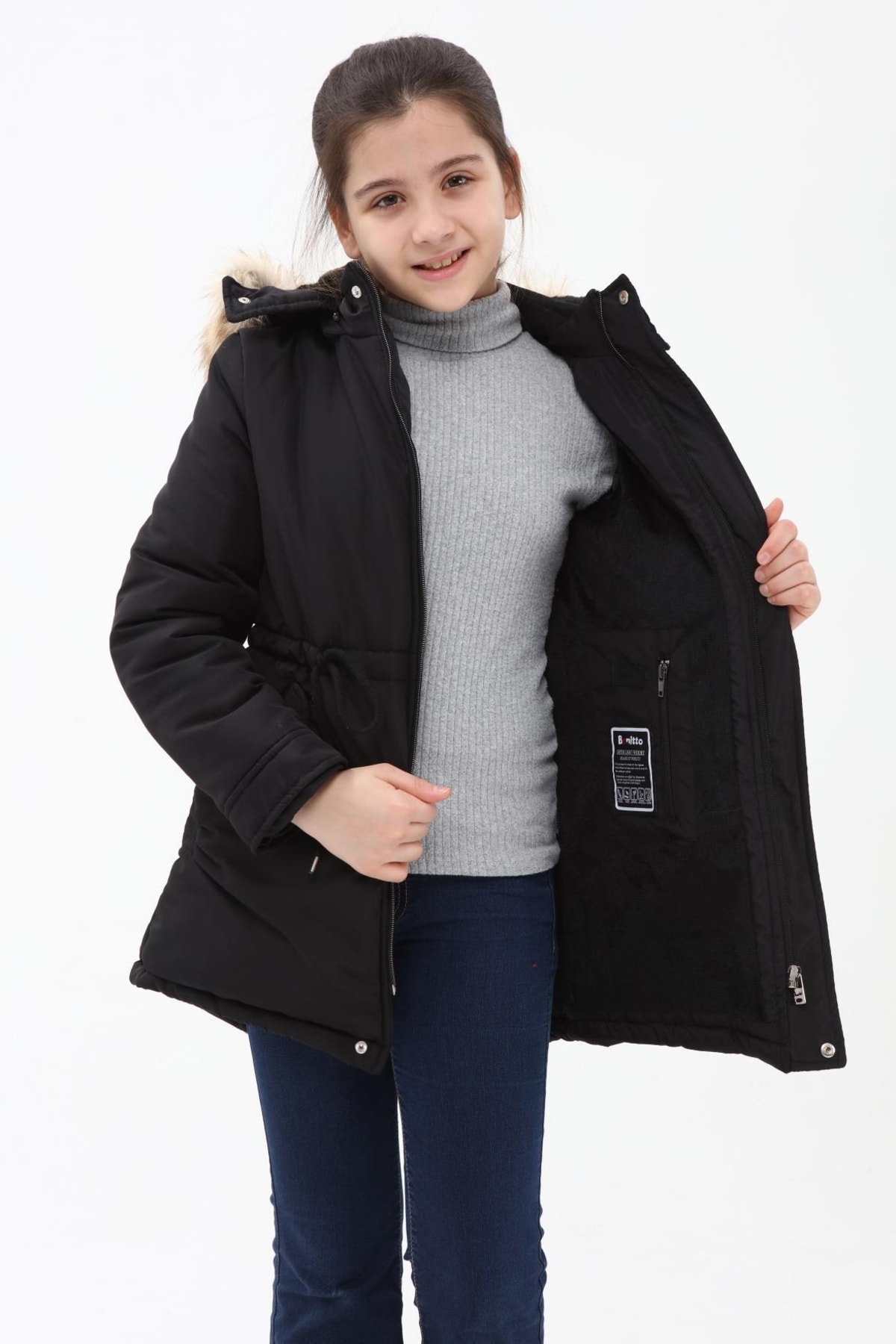 Benittokids Kız Çocuk Kaban 51256 fotoğrafı 6 (önizleme)