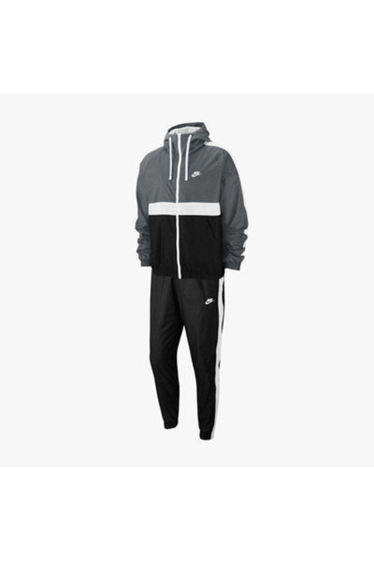 Nike woven store tracksuit white