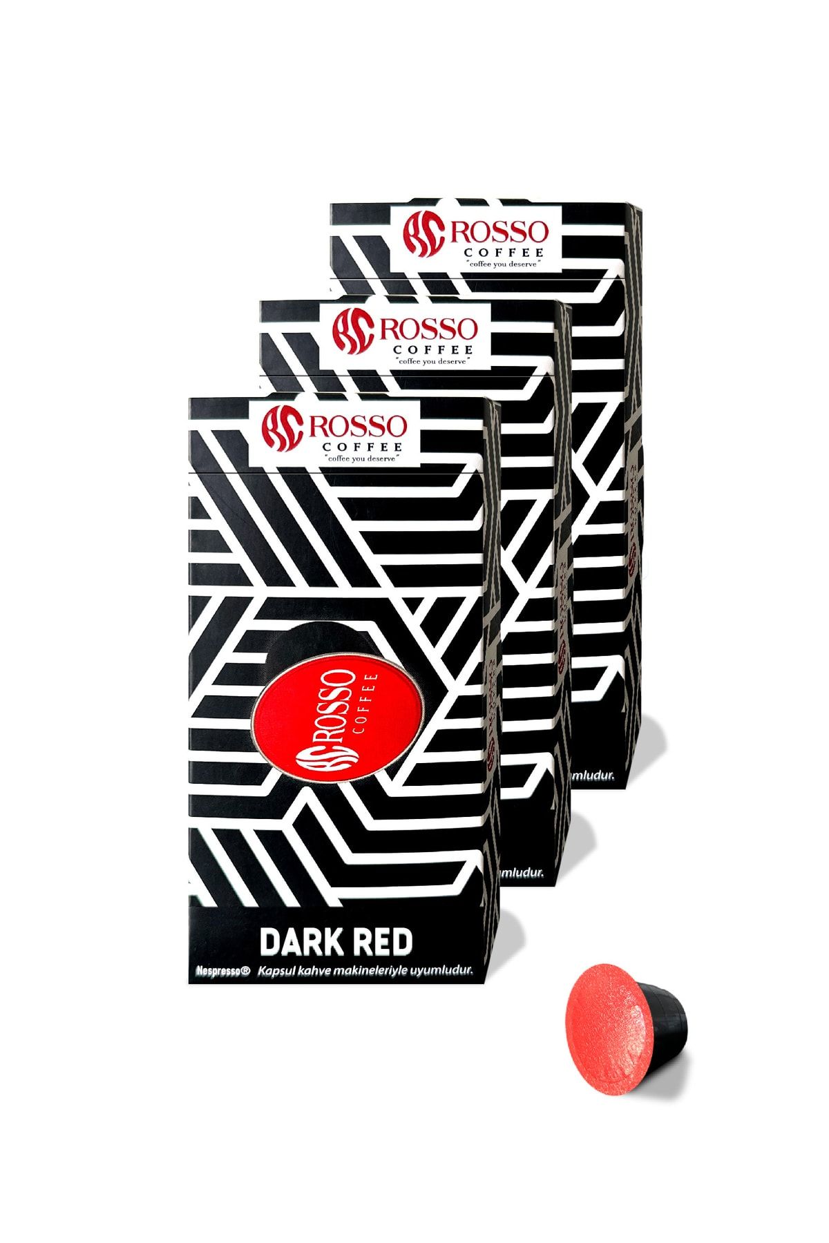 rosso coffee-Darkred Capsule Coffee Set of 3 10 Pack - Compatible with Nespresso Machines 2