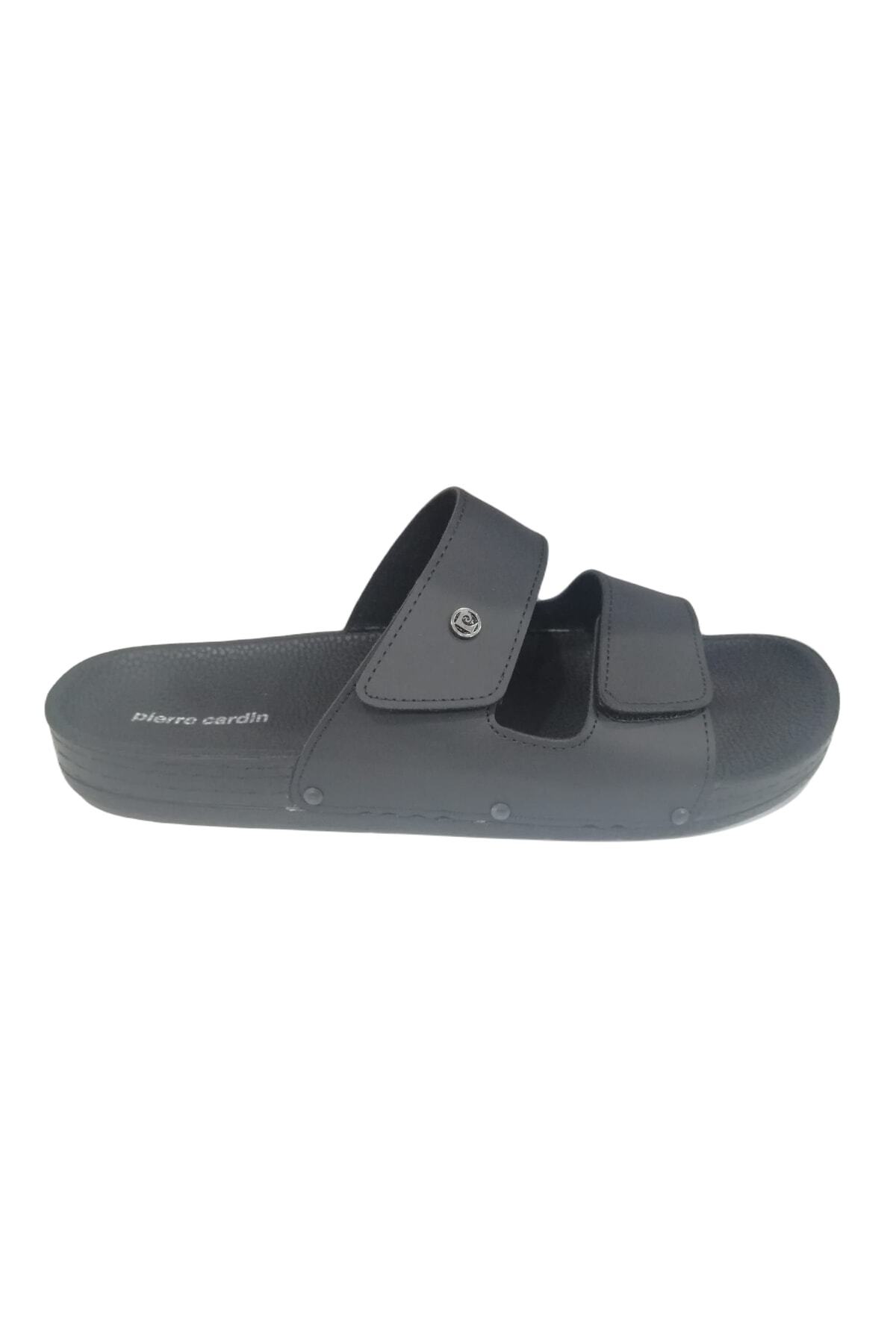 دمپایی پیر کاردین مردانه پلی اورتان مشکی  راسته       | Pierre Cardin TYC00732626264 TR - تصویر 5