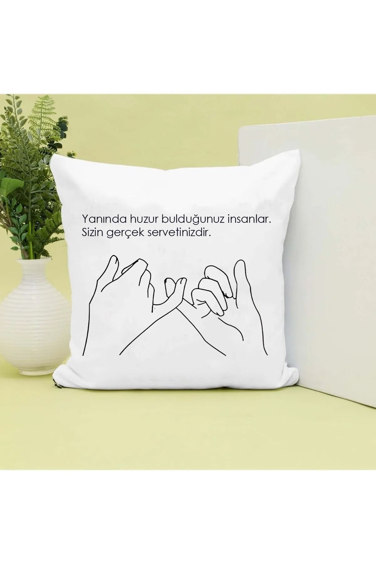 Photo cushion with text discount