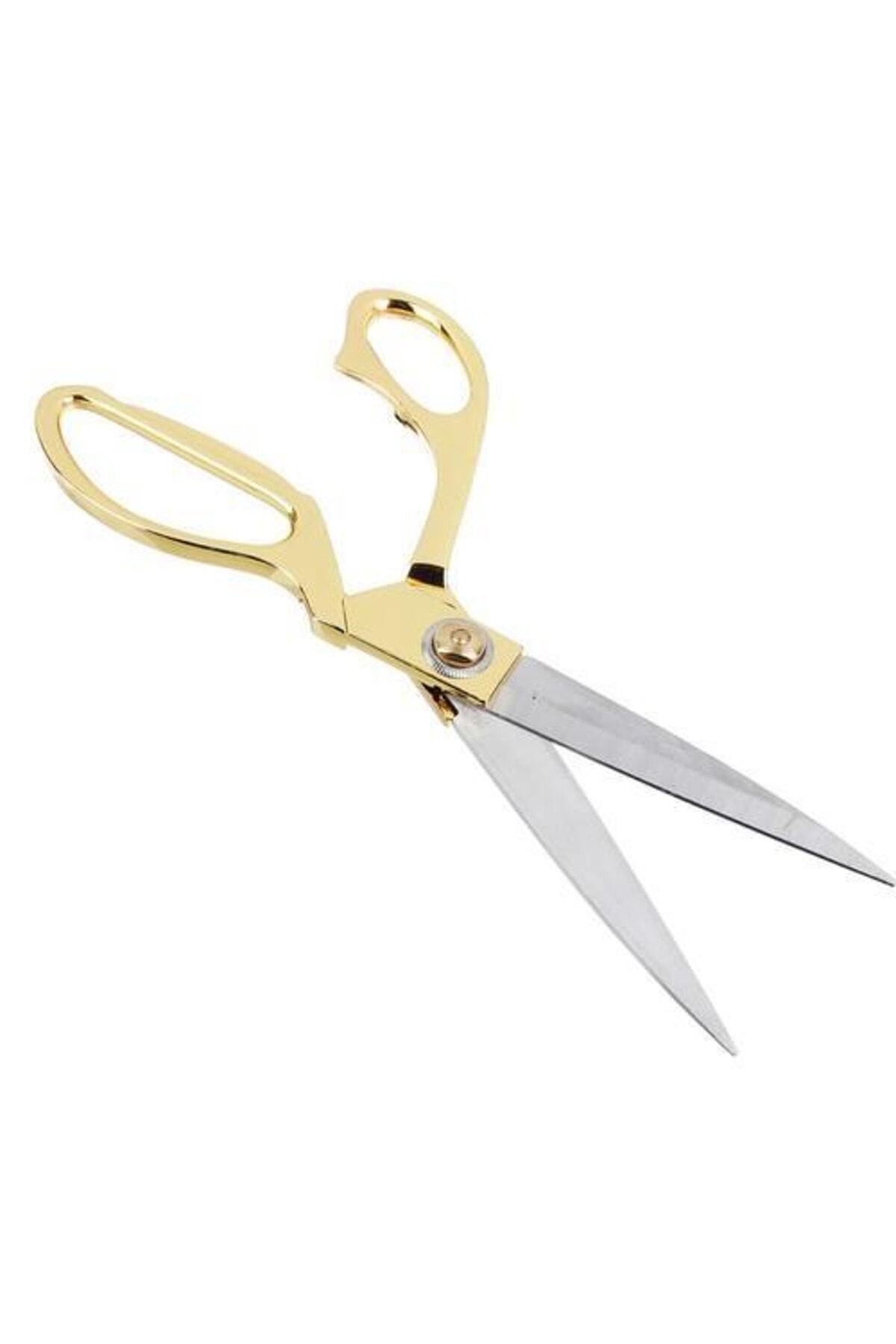 TUDOR Çelik Profesyonel Terzi Makası 26cm-10.5inç ( K38)- Altın Sarısı