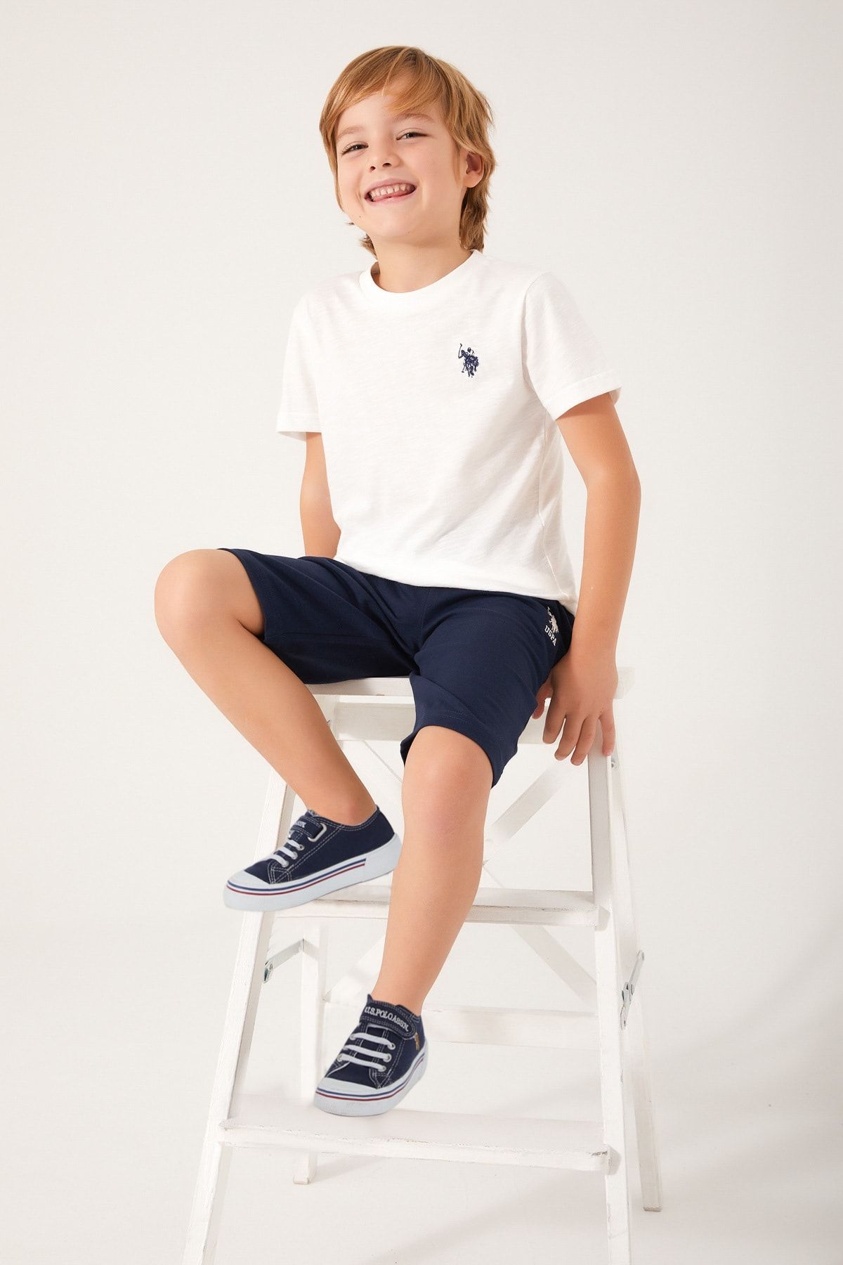 U.S. Polo Assn. Two Piece Set White Trendyol