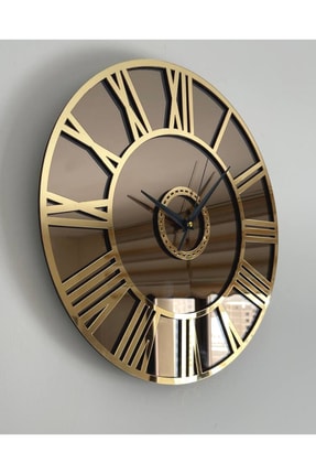 Genel Markalar Aynalı Duvar Saati, Roma Rakamlı Saat, Anneler Günü Hediyesi, ...