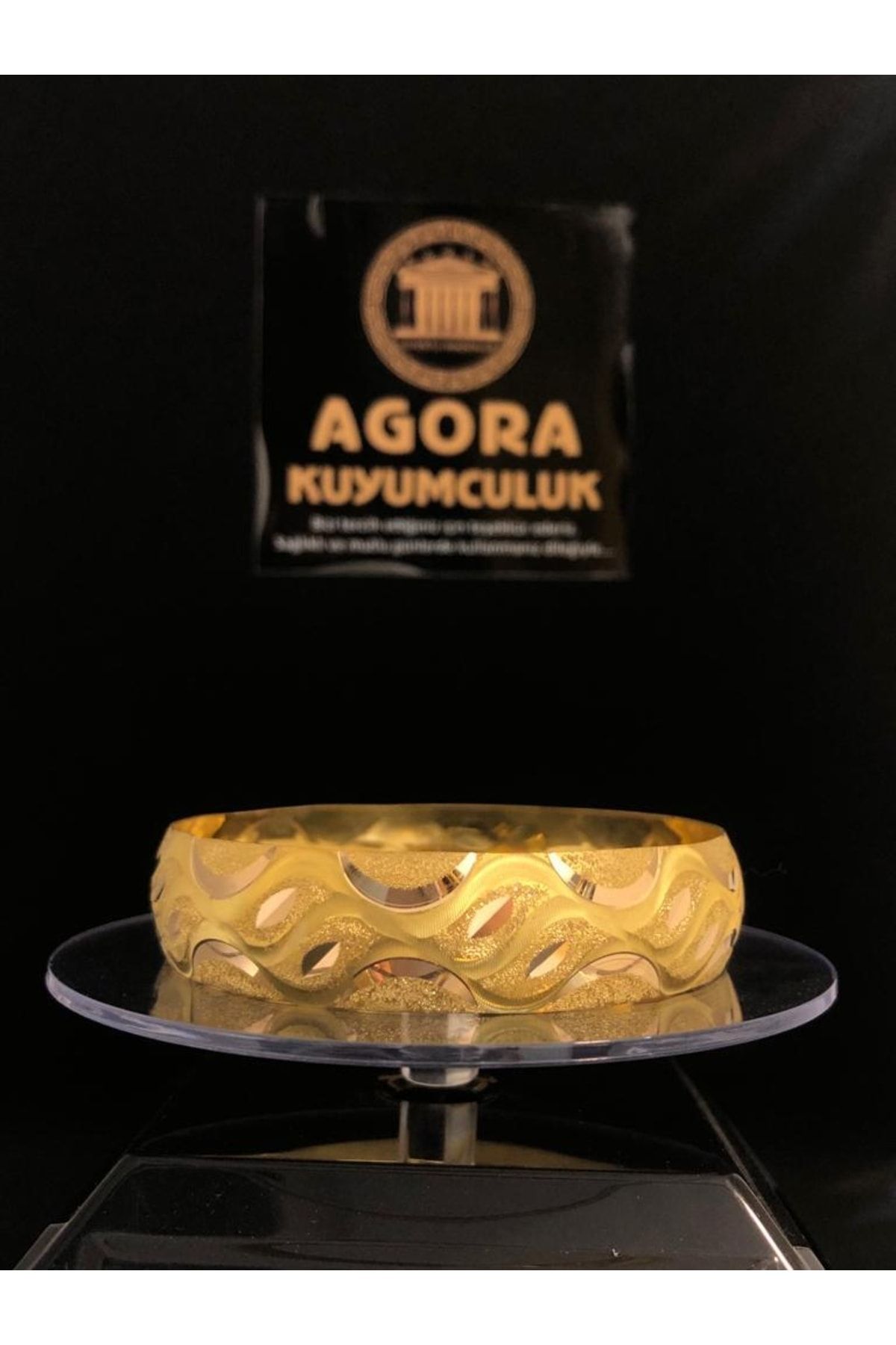 Agora Kıymetli Madenler 22 Ayar 25 gram Yatırımlık Bilezik