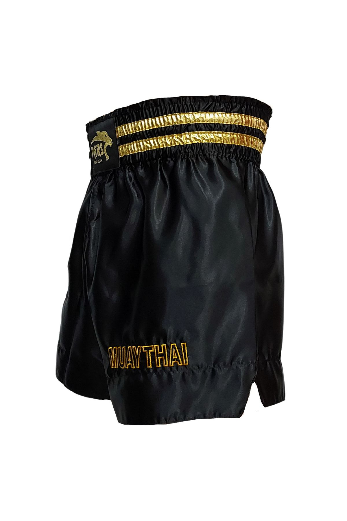تجهیزات بوکس مشکی Muay Thai کوتاه دوزی شده سیاه PS 1104 Pars