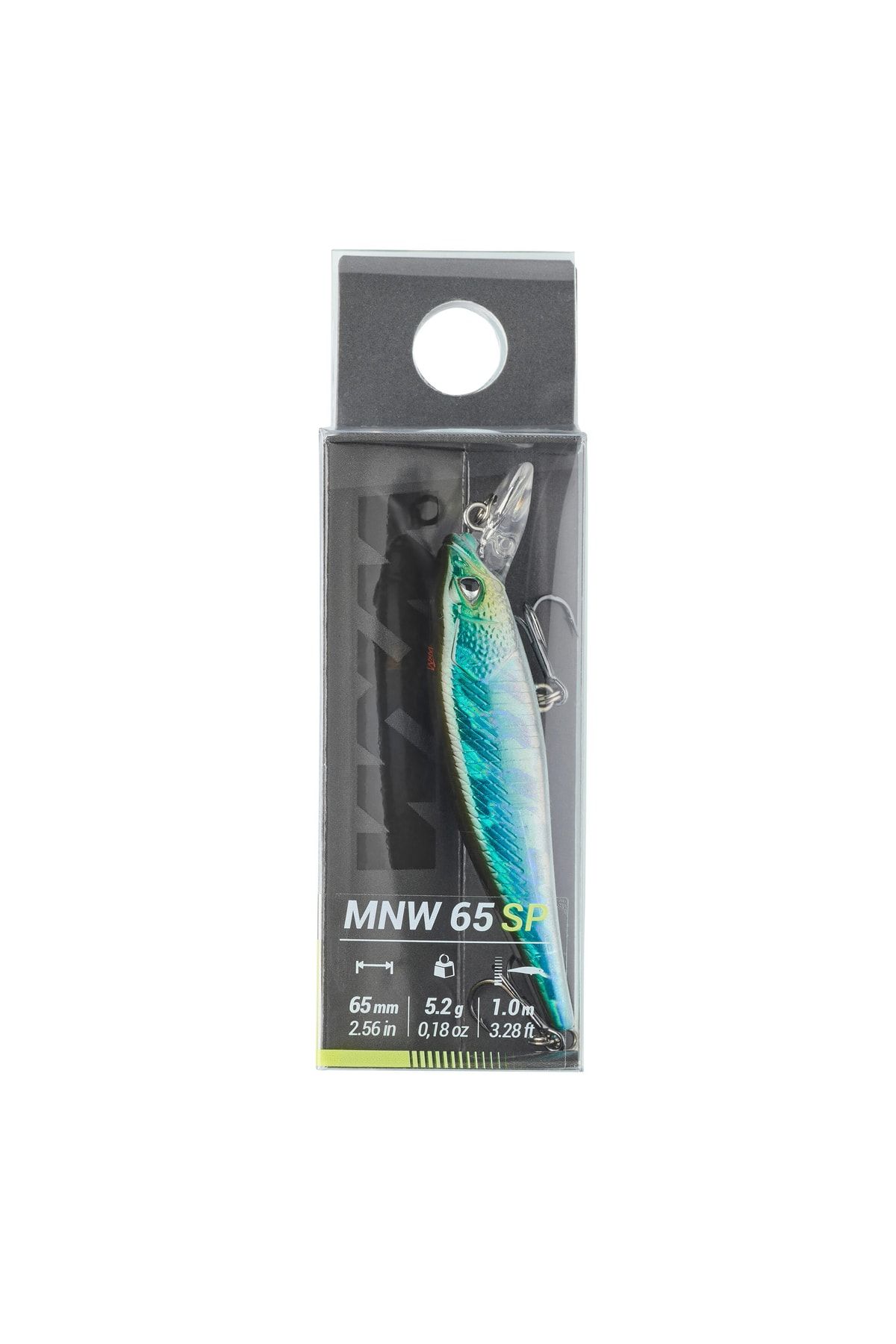 Decathlon طعمه تقلبی Caperlan Jerk - Minnow Blue Back 65 Sp