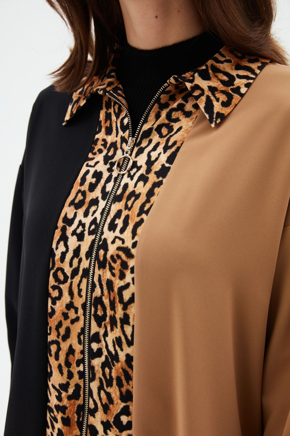 Love My Body-Bluse - Reißverschluss Detail 2
