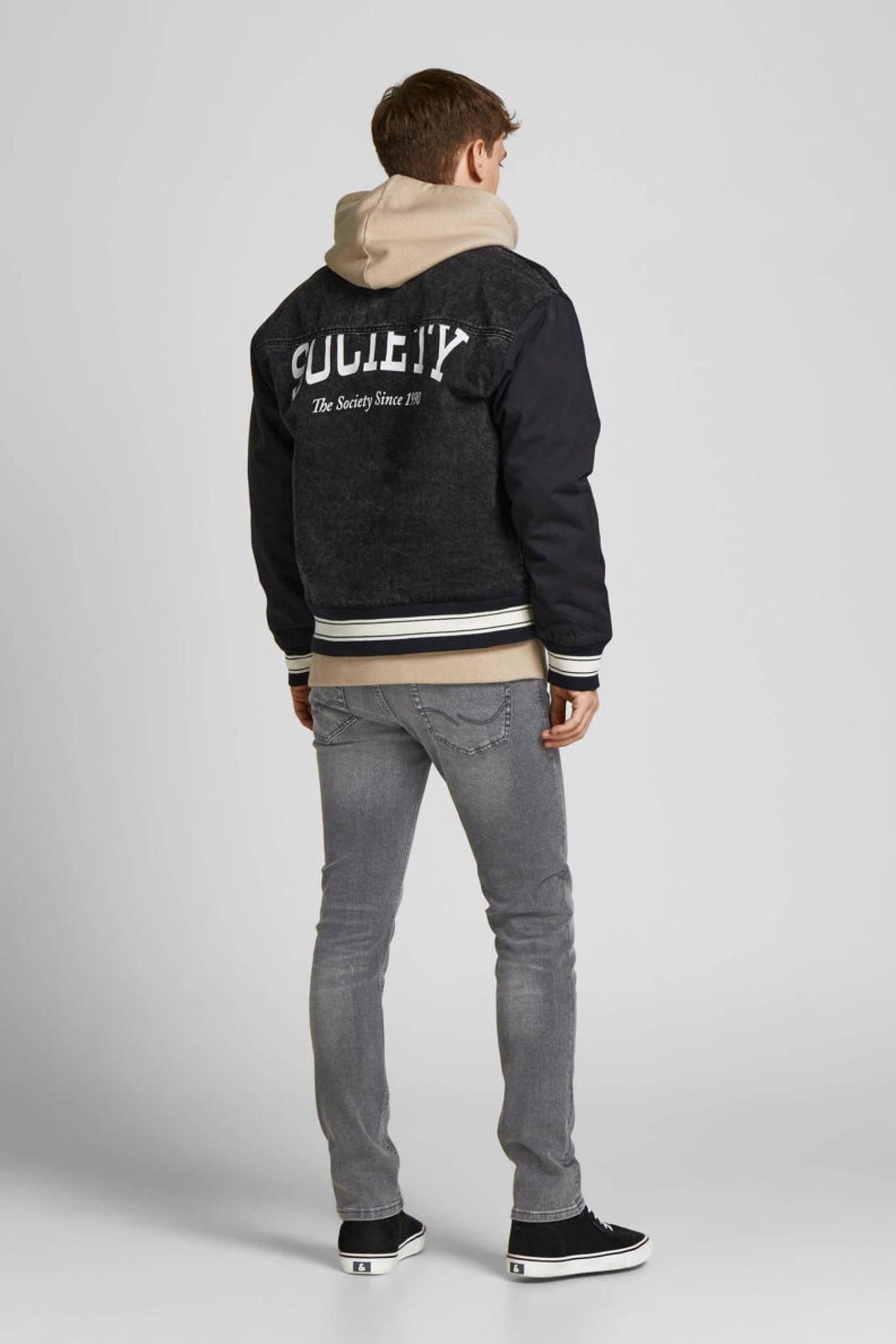 شلوار مردانه خاکستری Jack & Jones | 12230226 اورجینال - تصویر 2