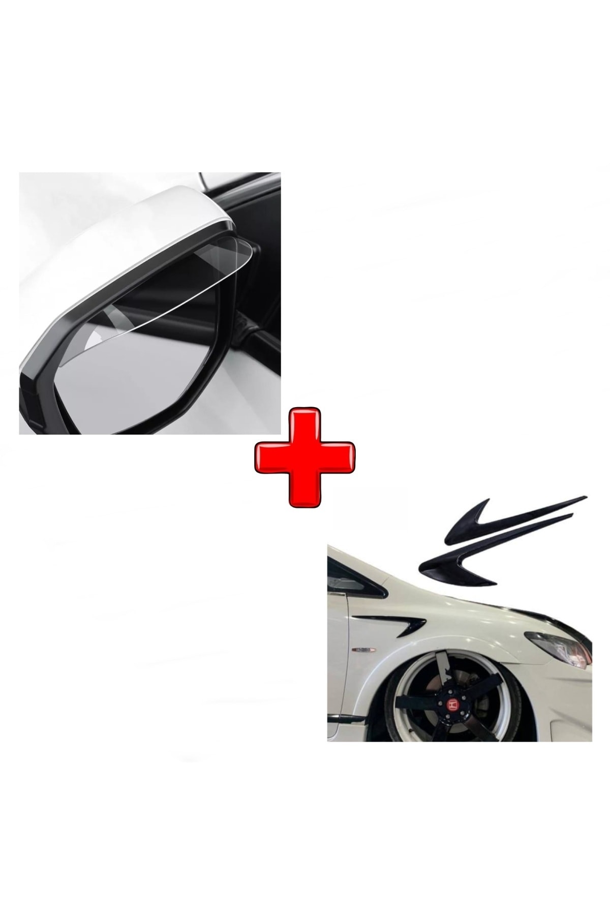 Aksefuar Lazer Renault Clio 2 Uyumlu Ayna Rüzgarlığı / Çamurluk Venti