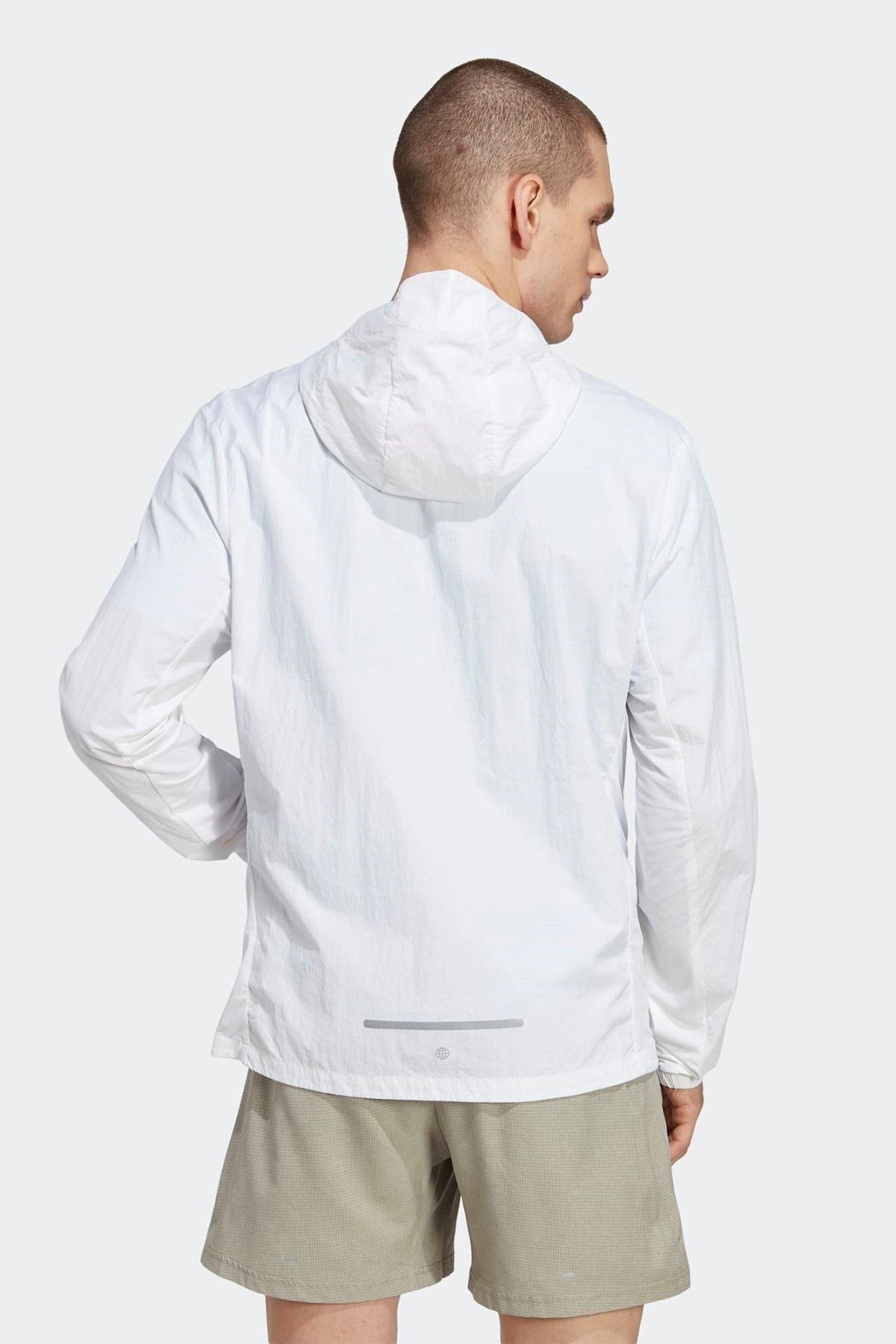 Adidas windbreaker jacket white online