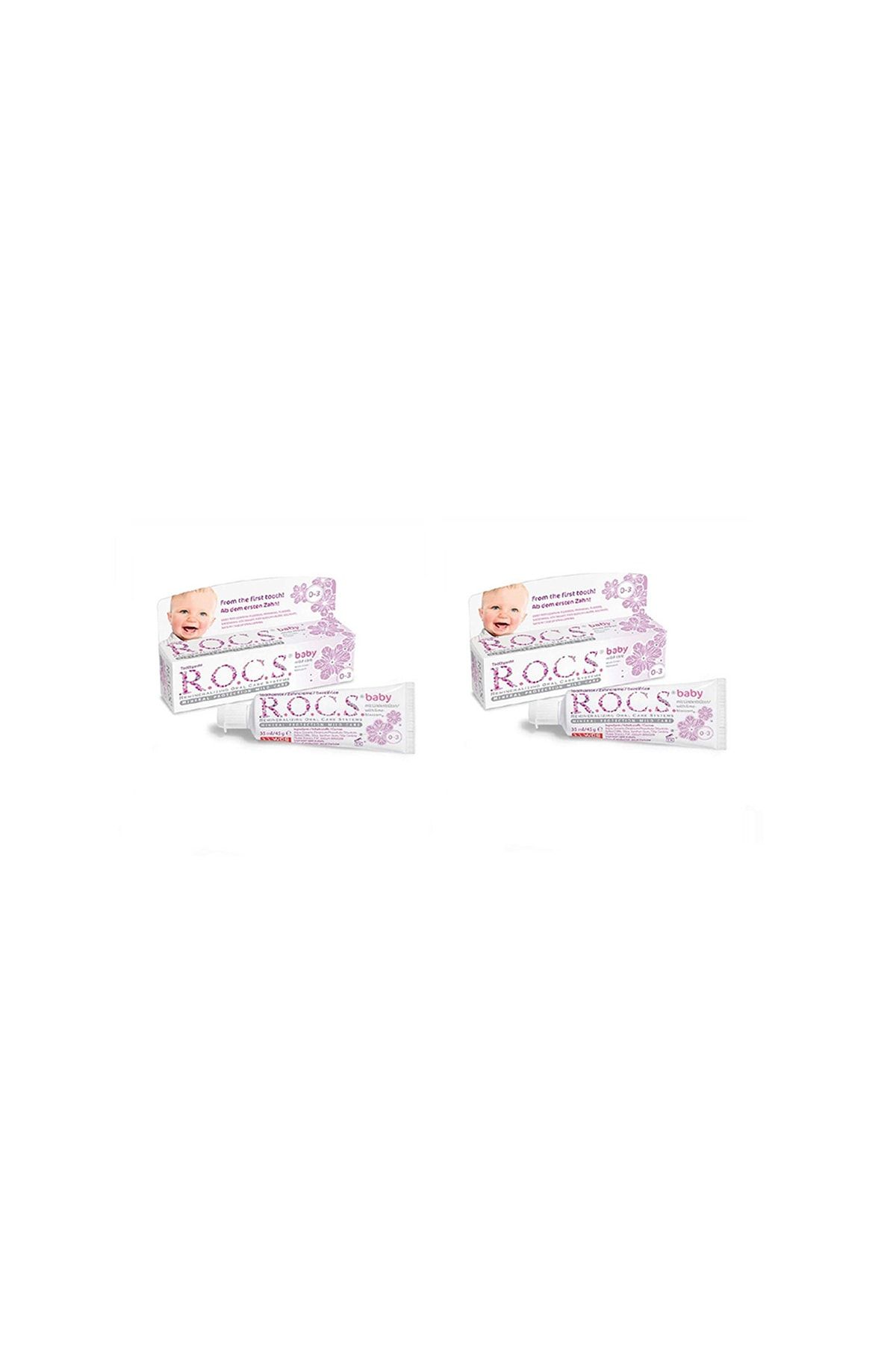R.O.C.S. Rocs Baby 0-3 Yaş Diş Macunu Ihlamur Tadında 35 Ml 2 Li Paket