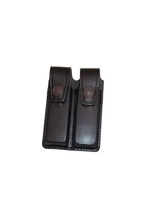 Kuyucular Deri Deri Şarjör Kılıfı Çiftli