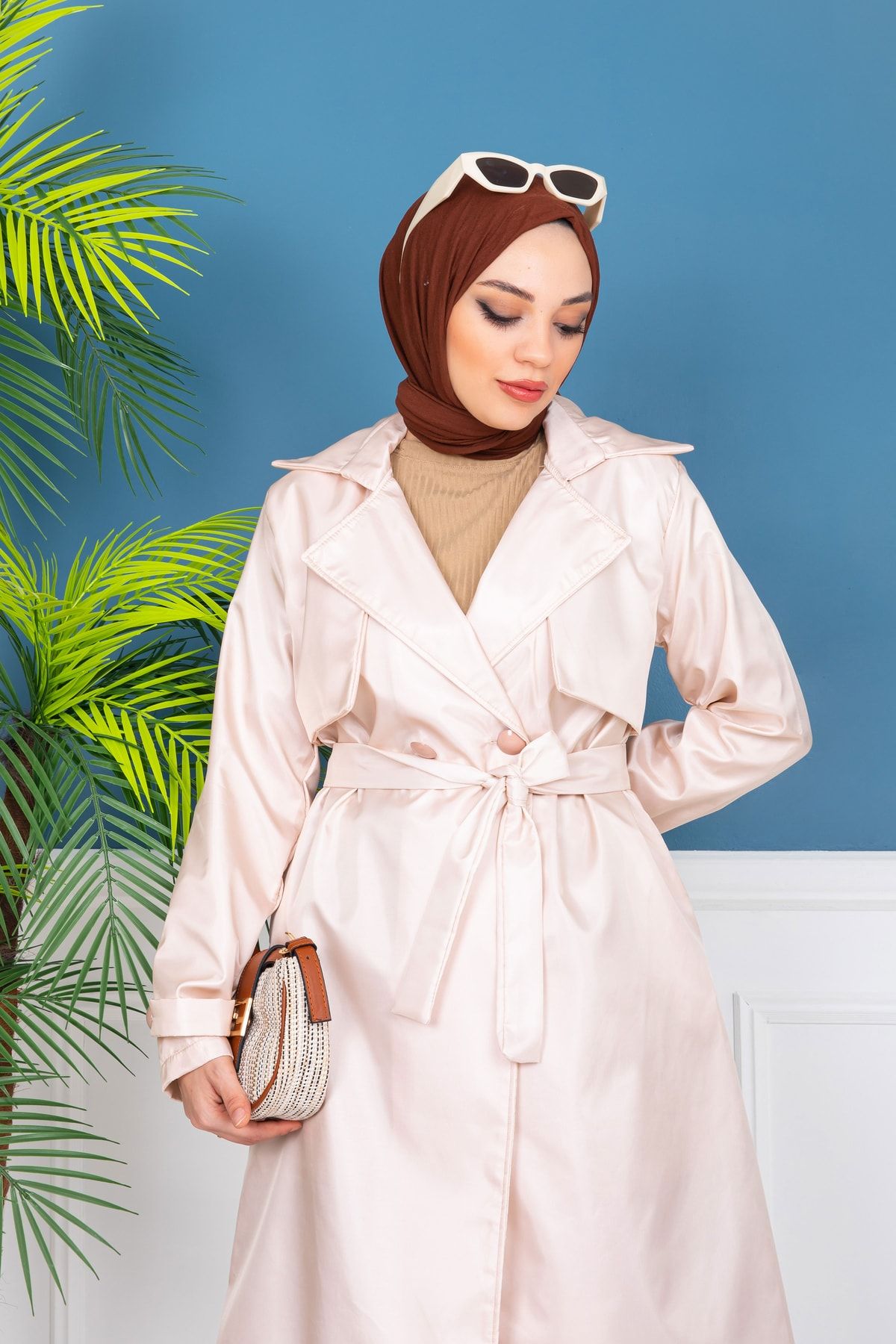 Women's lined trench sales coat