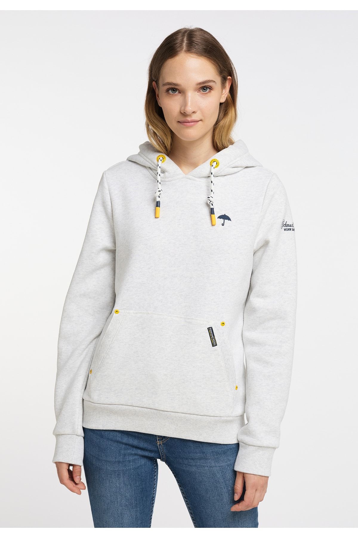 Schmuddelwedda Sweatshirt Ecru Regular Fit HE7375