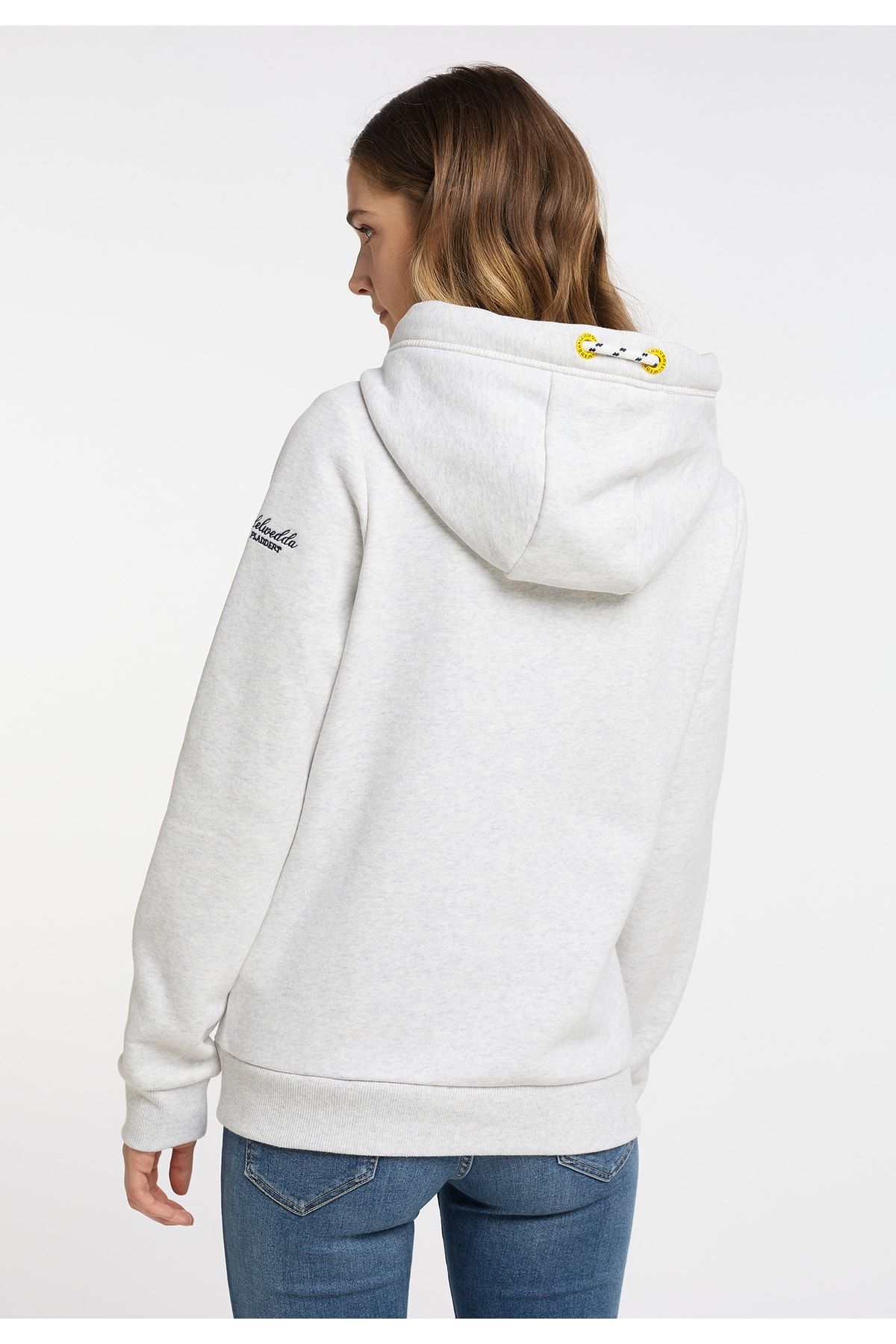 Schmuddelwedda Sweatshirt Ecru Regular Fit HE7375