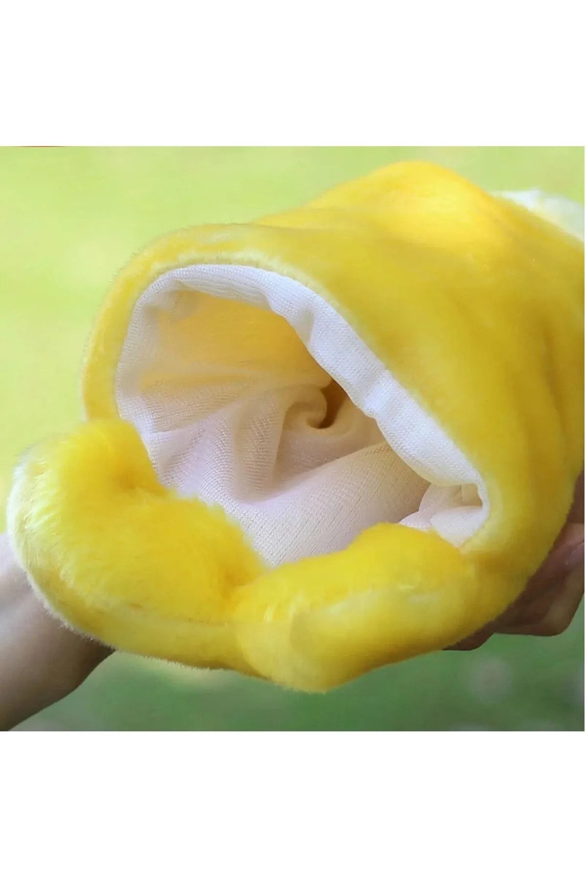 Rubi-Store Hand Puppet Duck Plush Toy Yellow Duck Puppet 3
