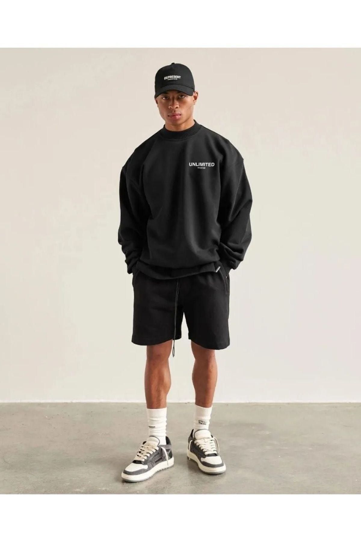 Sweatshirt shorts mens deals