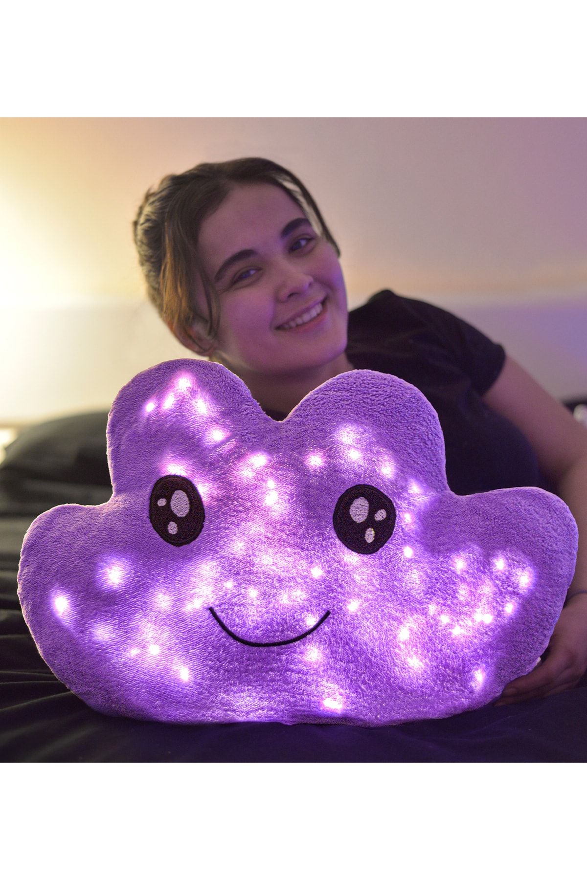 Photo pillow with lights 2025