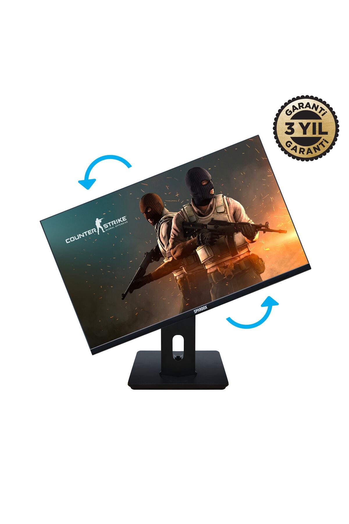 Gaming Sg-27240rp 27" 1ms 240hz Ips Fullhd 2xdp Pivot Oyuncu Monitörü 6