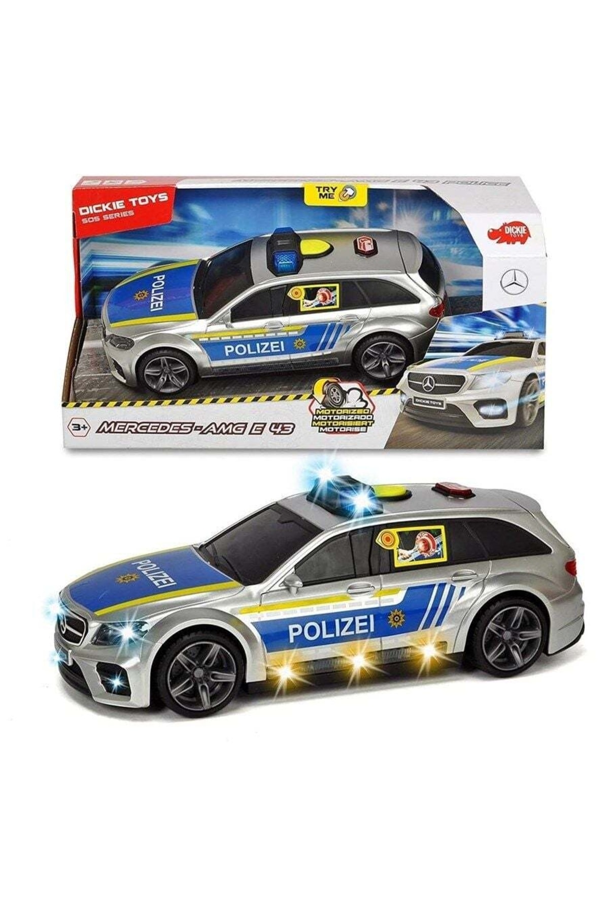 Anjelik Dickie Toys Işıklı Ve Sesli Mercedes Polis Arabası