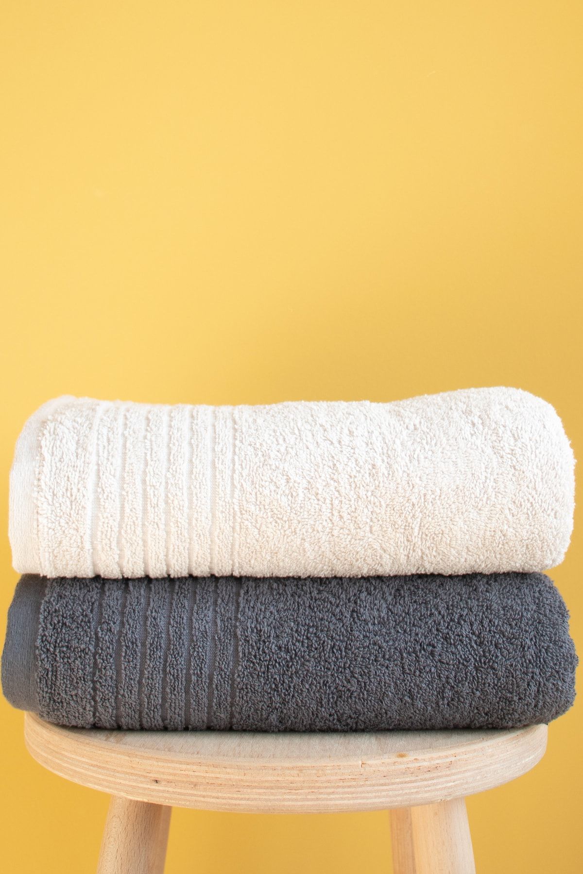 GoldCotton Pamuk 2li 70x140cm Banyo Havlu Seti - Eva
