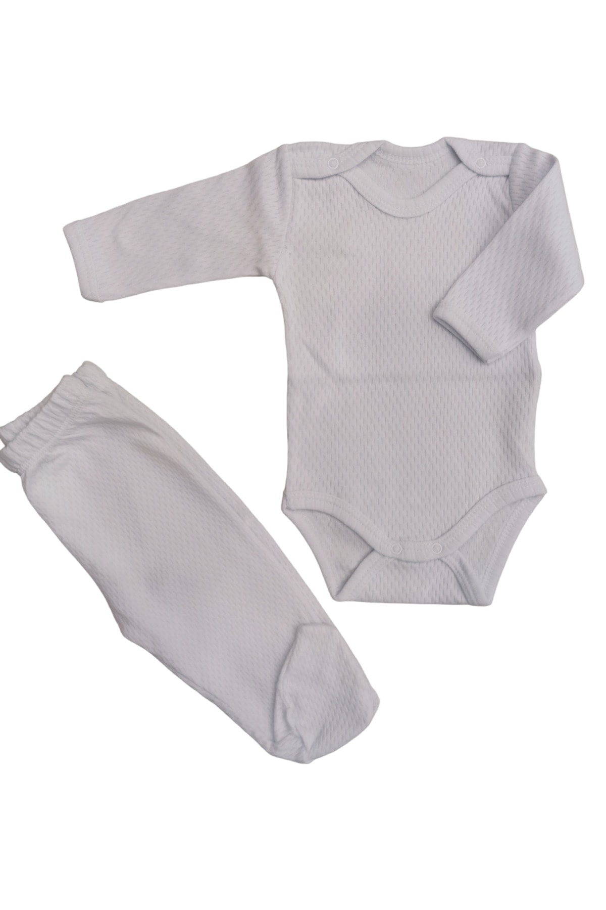 بادی نوزادی پسرانه – دخترانه سفید bebedino | 1234565 اورجینال - تصویر 4