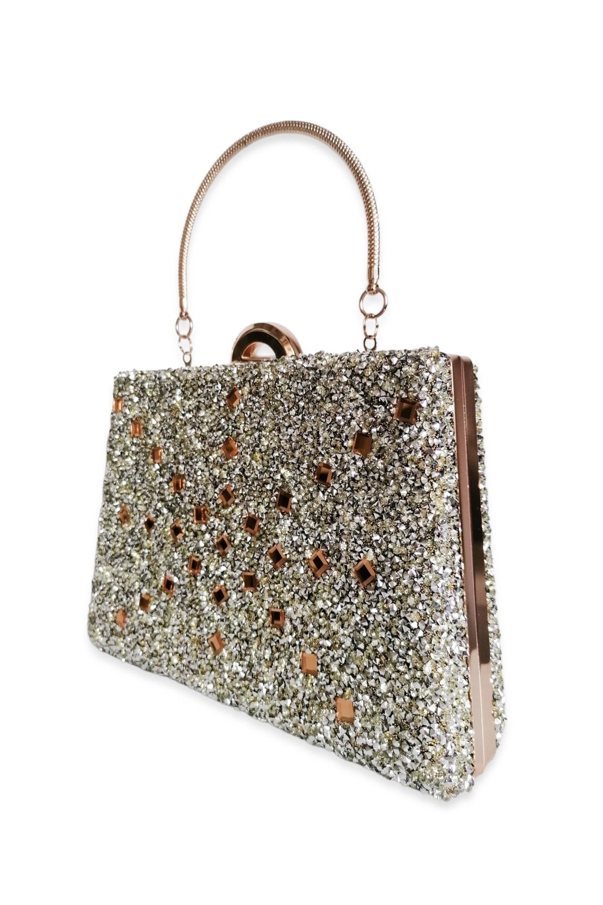 Pale gold shop evening bag