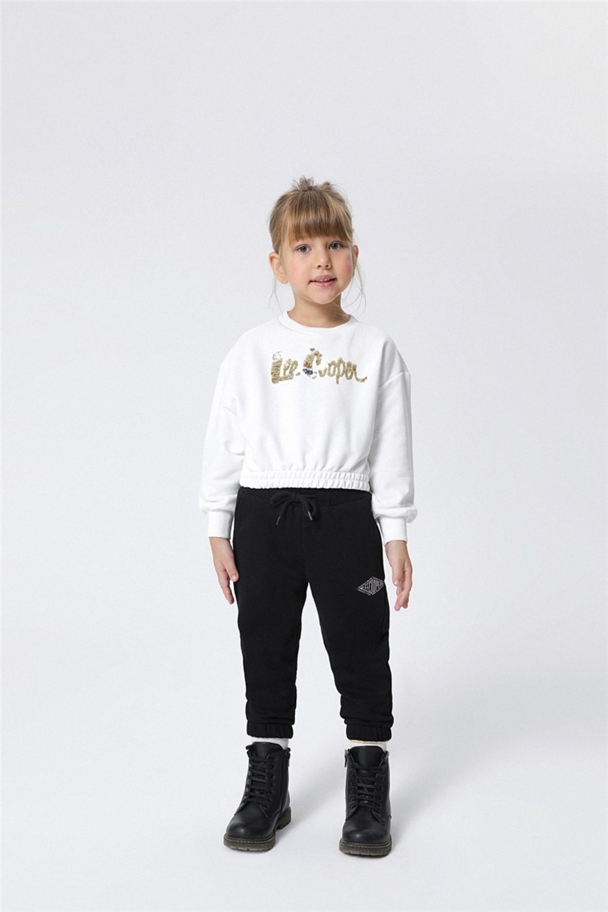 کت و شلوار ورزشی دخترانه Freya زیر مشکی Lee Cooper