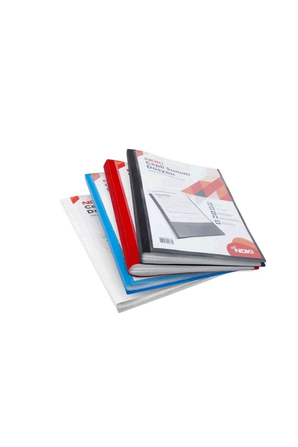 Noki-10 Mixed Color Presentation Binders with 30 Sheets Pockets 2