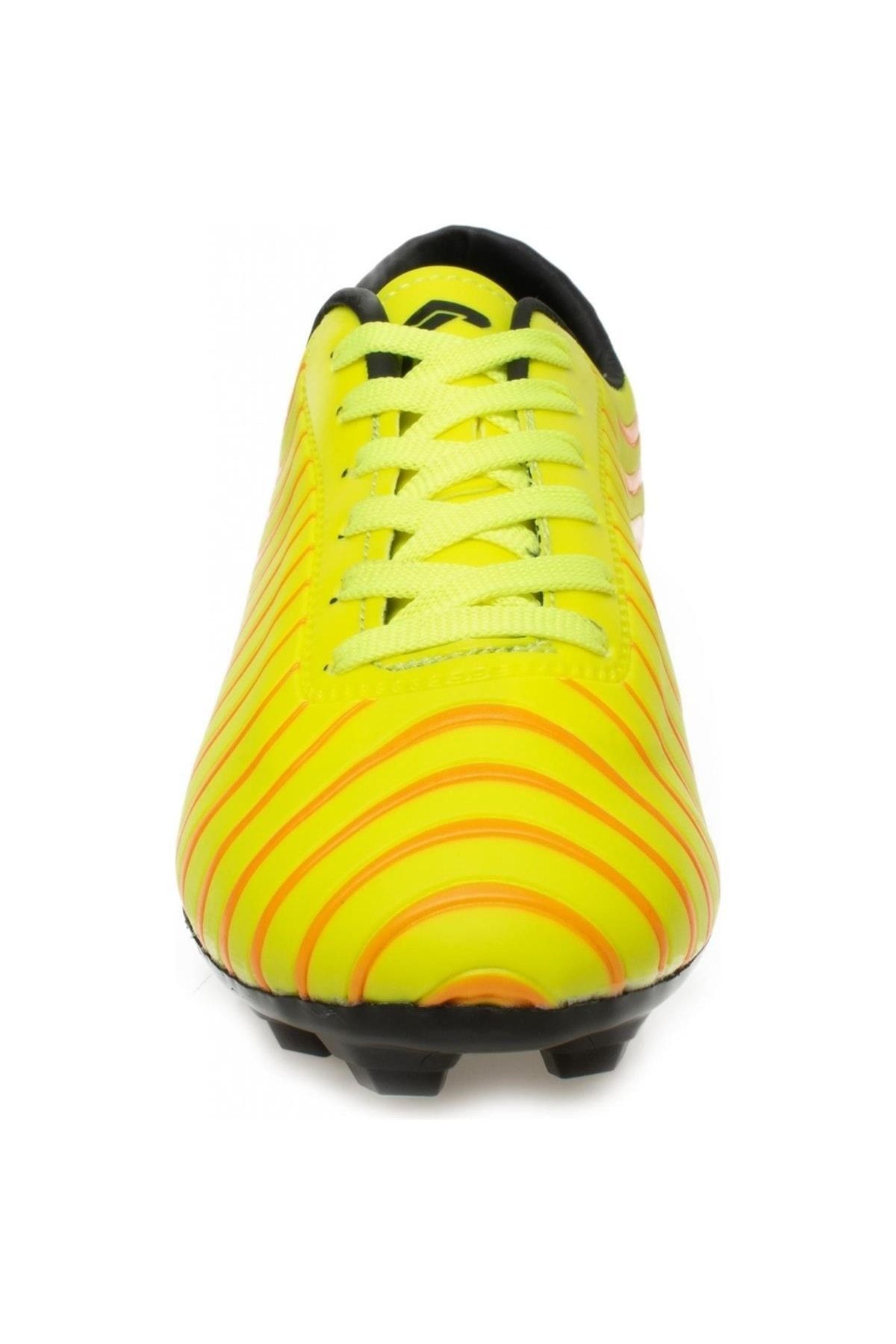 Jump-Men's Fg Neon Yellow Football Cleats Shoes 3