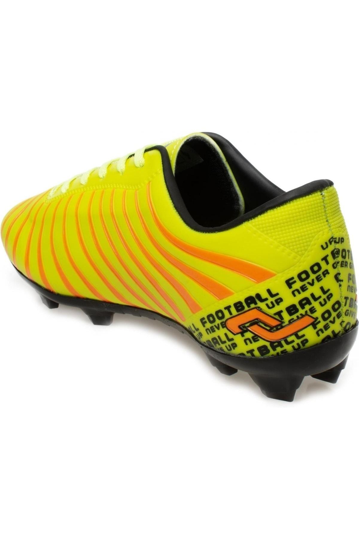 Jump-Men's Fg Neon Yellow Football Cleats Shoes 4