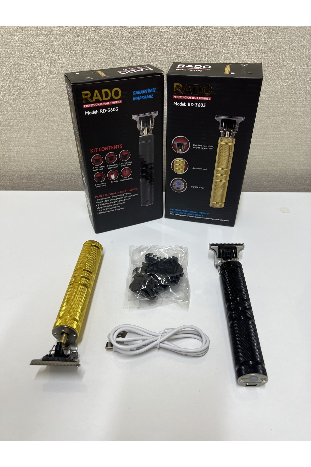Rado Rd-3603 Pro Şarjlı Saç Sakal Tıraş Makinesi Ense Tıraş Makinesi FV9374
