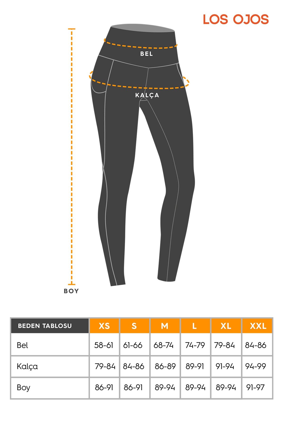 LOS OJOS-Black High Waist Double Pocket Sports Tights Robe 7
