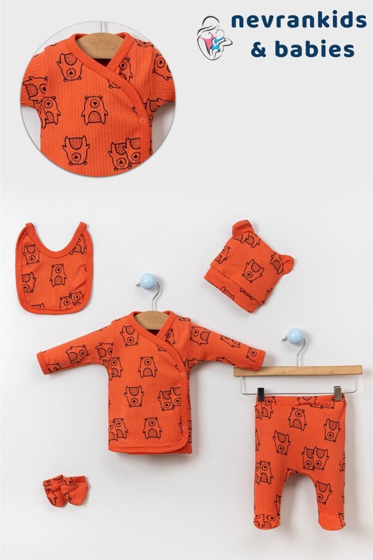 nevrankids Teddy Organic Hospital Release Набор из 5 медведей24.