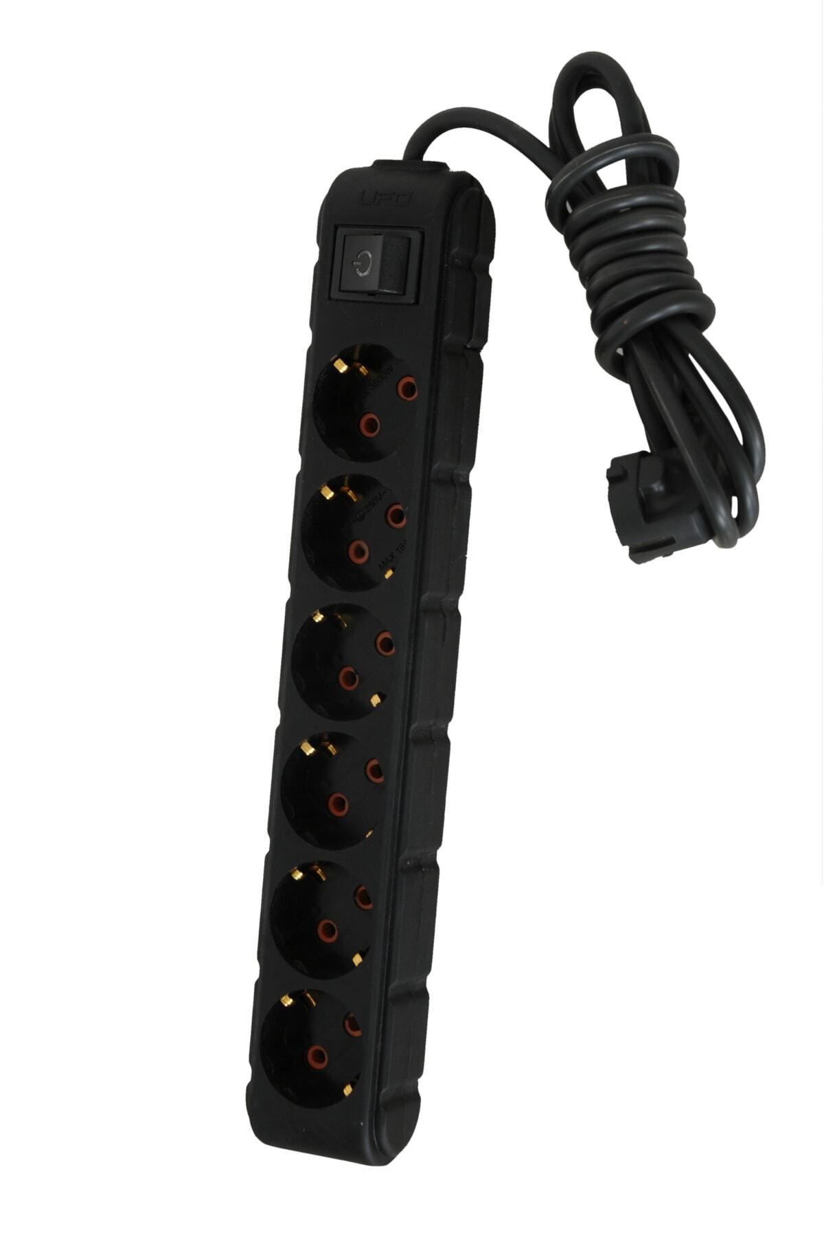 UFO 6 Lı Grup Priz 5 Mt Siyah