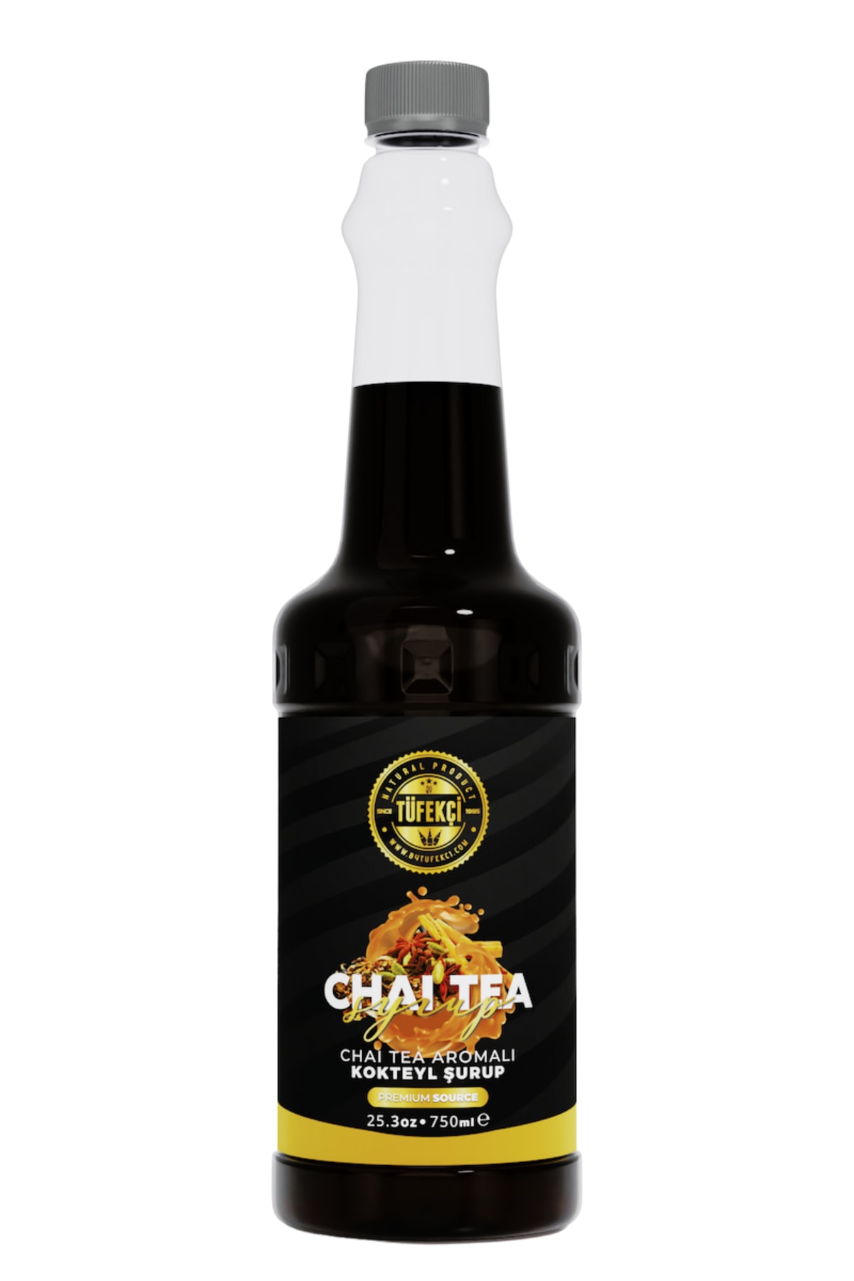 By Tüfekçi Chai Tea Aromalı Kokteyl, Pasta, Kahve Ve Tatlı Şurubu 750 Ml