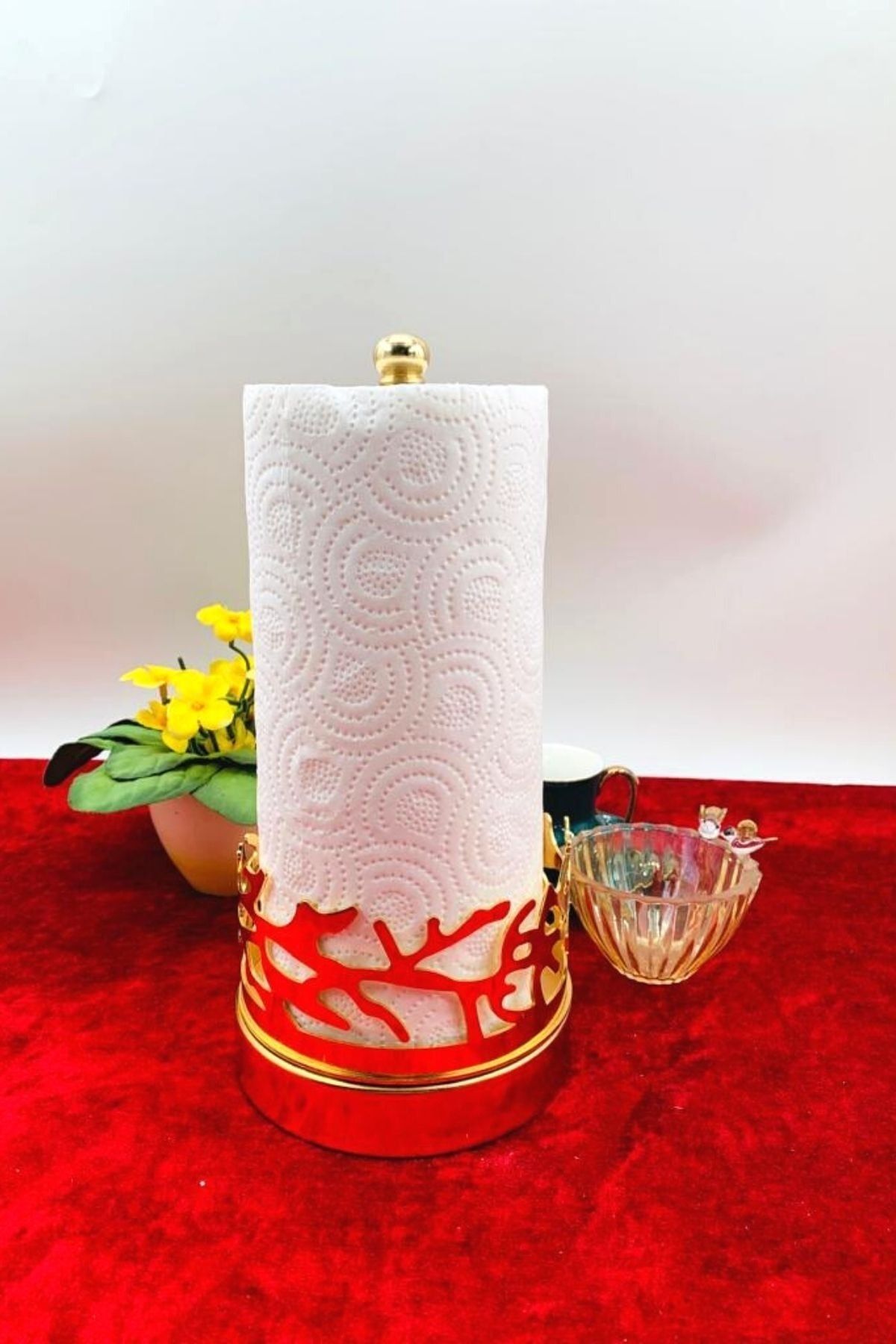 Mosaic toilet roll holder store
