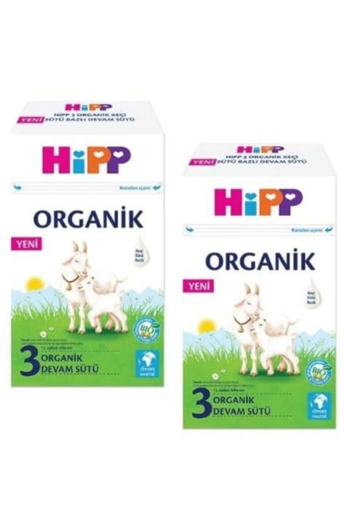 Hipp 3 Organik Keçi Sütü Bazlı Devam Sütü 400 Gr X 2 Adet