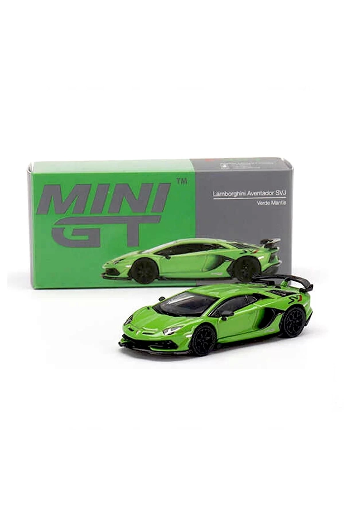 mini gt 1:64 Lamborghini Aventador Svj Verde Mantis