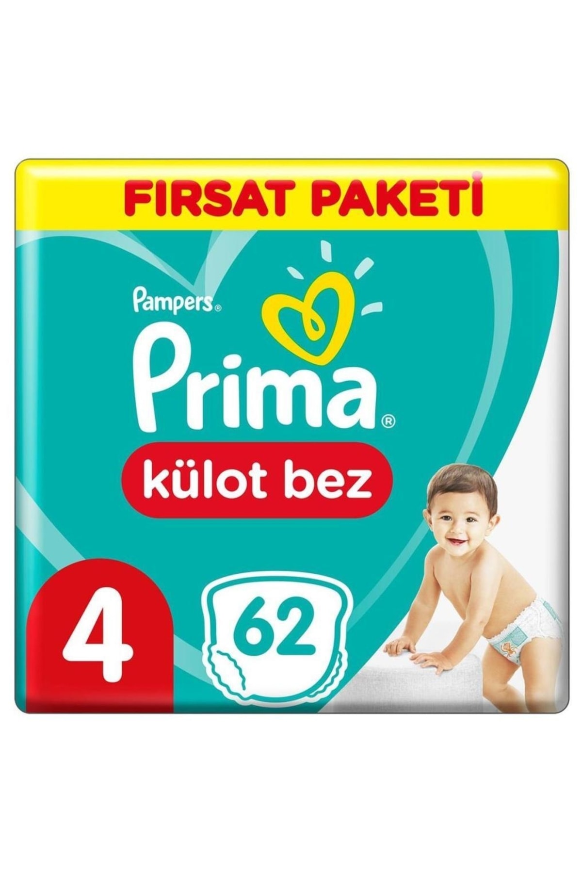 Prima Külot Bebek Bezi Fırsat Paketi 4 Beden 62 Adet fotoğrafı 5 (önizleme)