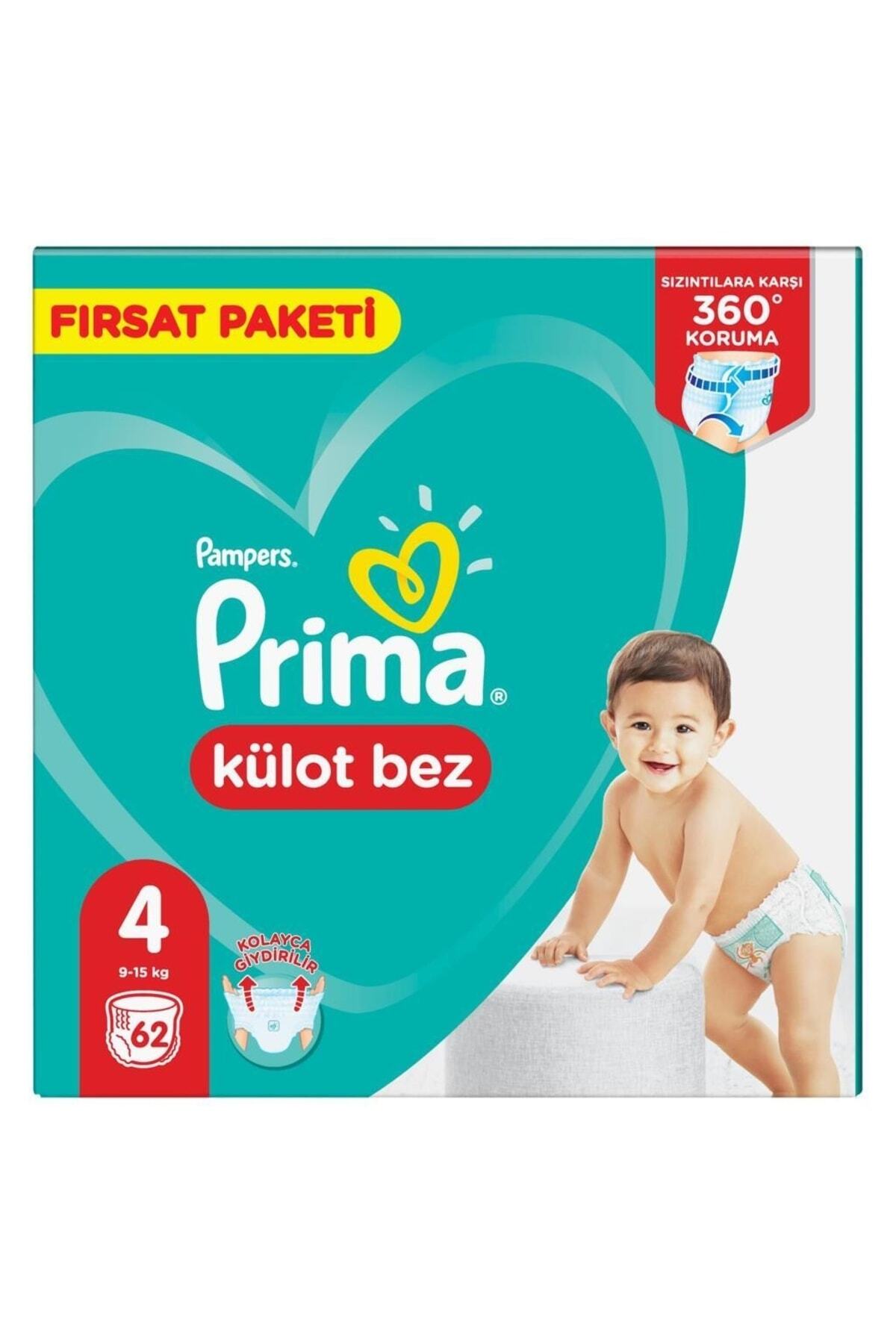Prima Külot Bebek Bezi Fırsat Paketi 4 Beden 62 Adet fotoğrafı 6 (önizleme)
