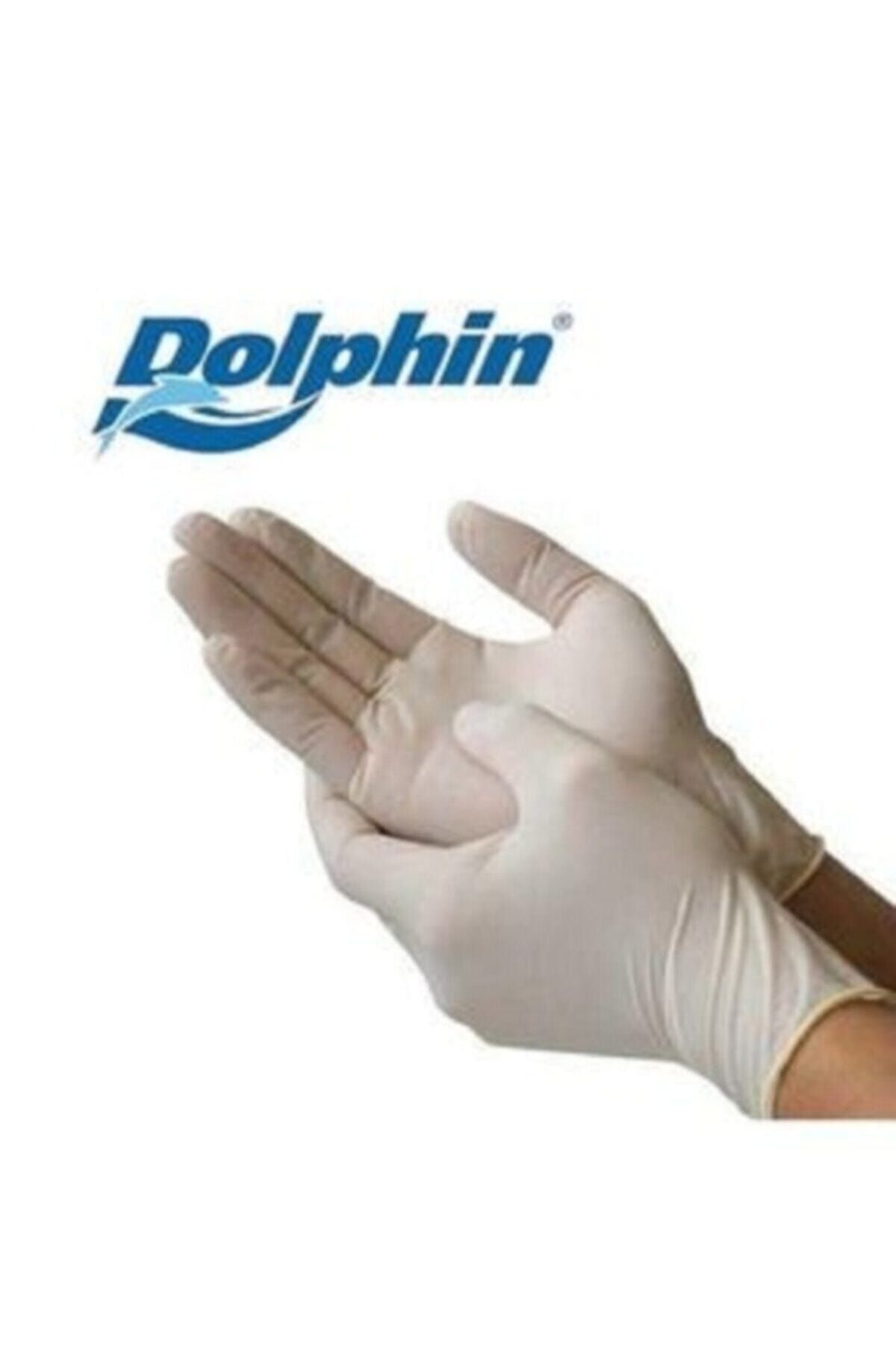Dolphin-Size L 10 x Box 100 Powdered Latex Gloves - Exam Gloves 3