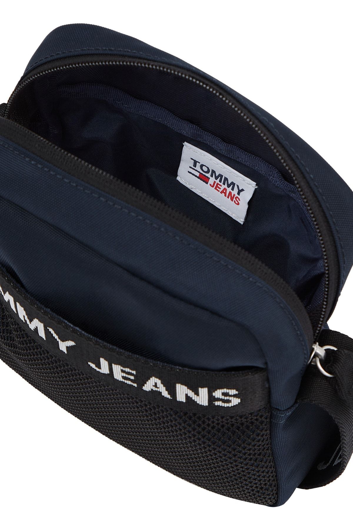 کیف پیام رسان آبی مردانه 18x17x6 Navy Blue 's Zipper Postman Bag TJM Reporter Essential Tommy Hilfiger
