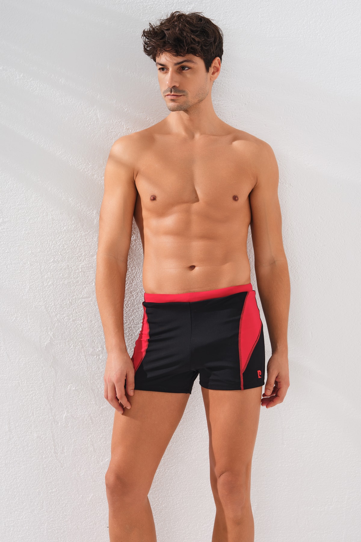 پیر کاردین شلوارک شنا مردانه راه راه، مشکی ۲۳۱۷۰۵