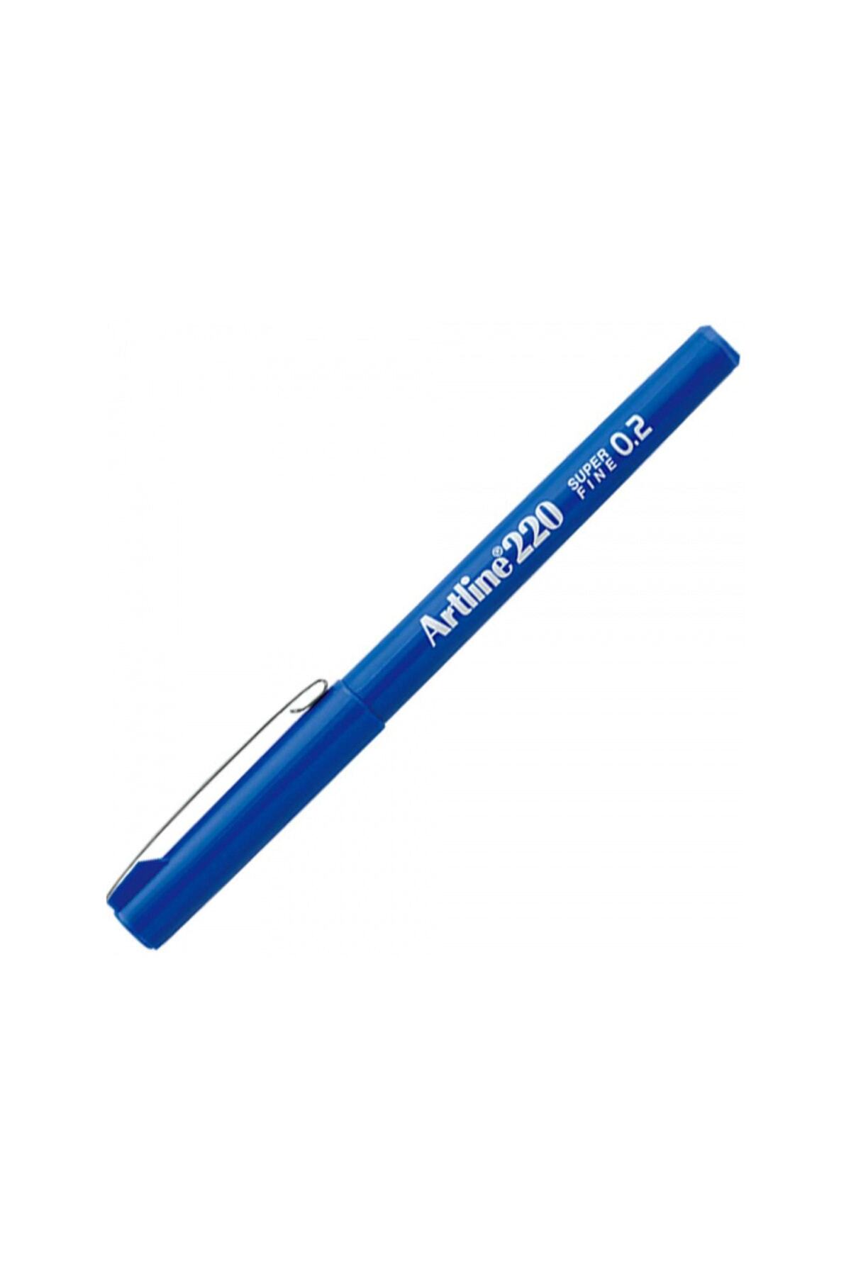 artline 220 Fineliner Ince Uçlu Yazı Ve Çizim Kalemi 0,2mm Mavi