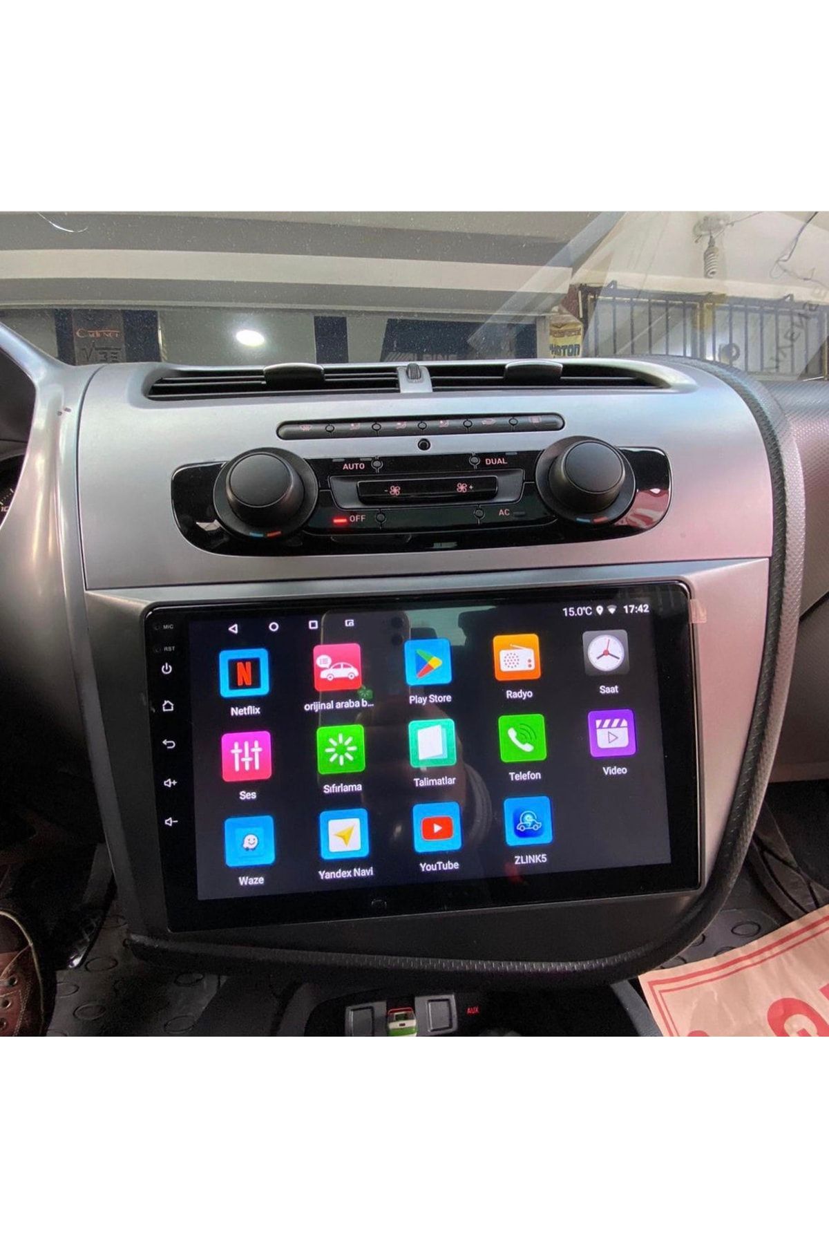 HİFİAUDİO-Seat Leon Mk2 2005-2012 Carplay Android Multimedia 2 GB Ram 32 GB Memory 4
