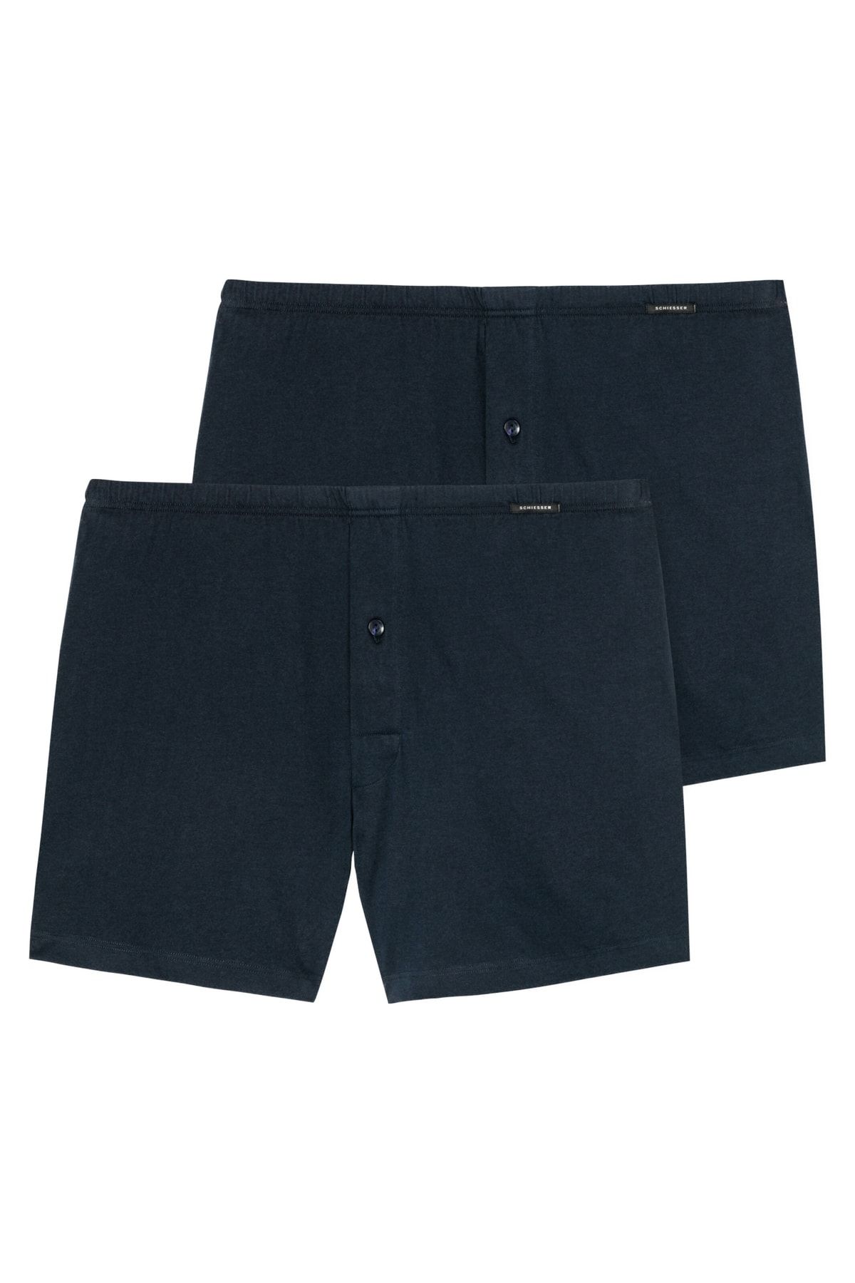 Schiesser Boxershorts Blau 2er-Pack