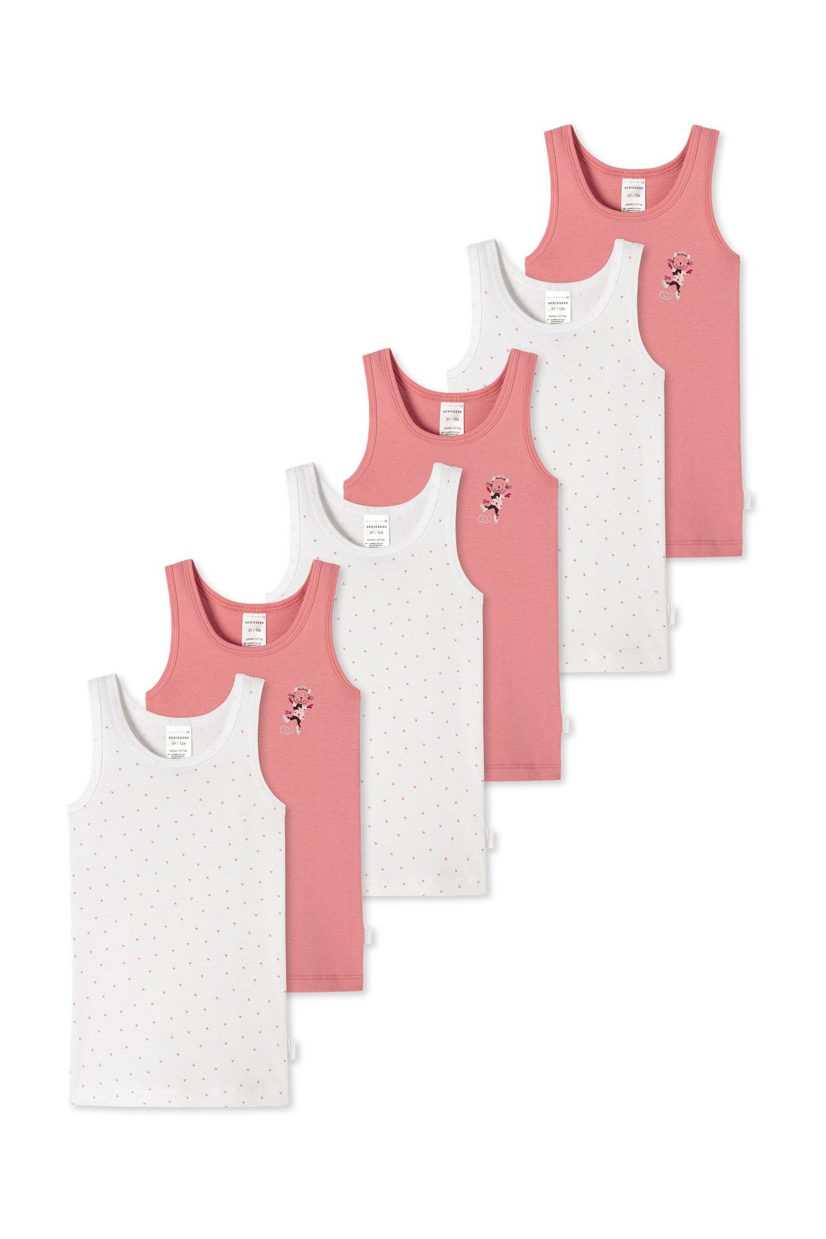 Schiesser Unterhemd Rosa Regular Fit Fast ausverkauft