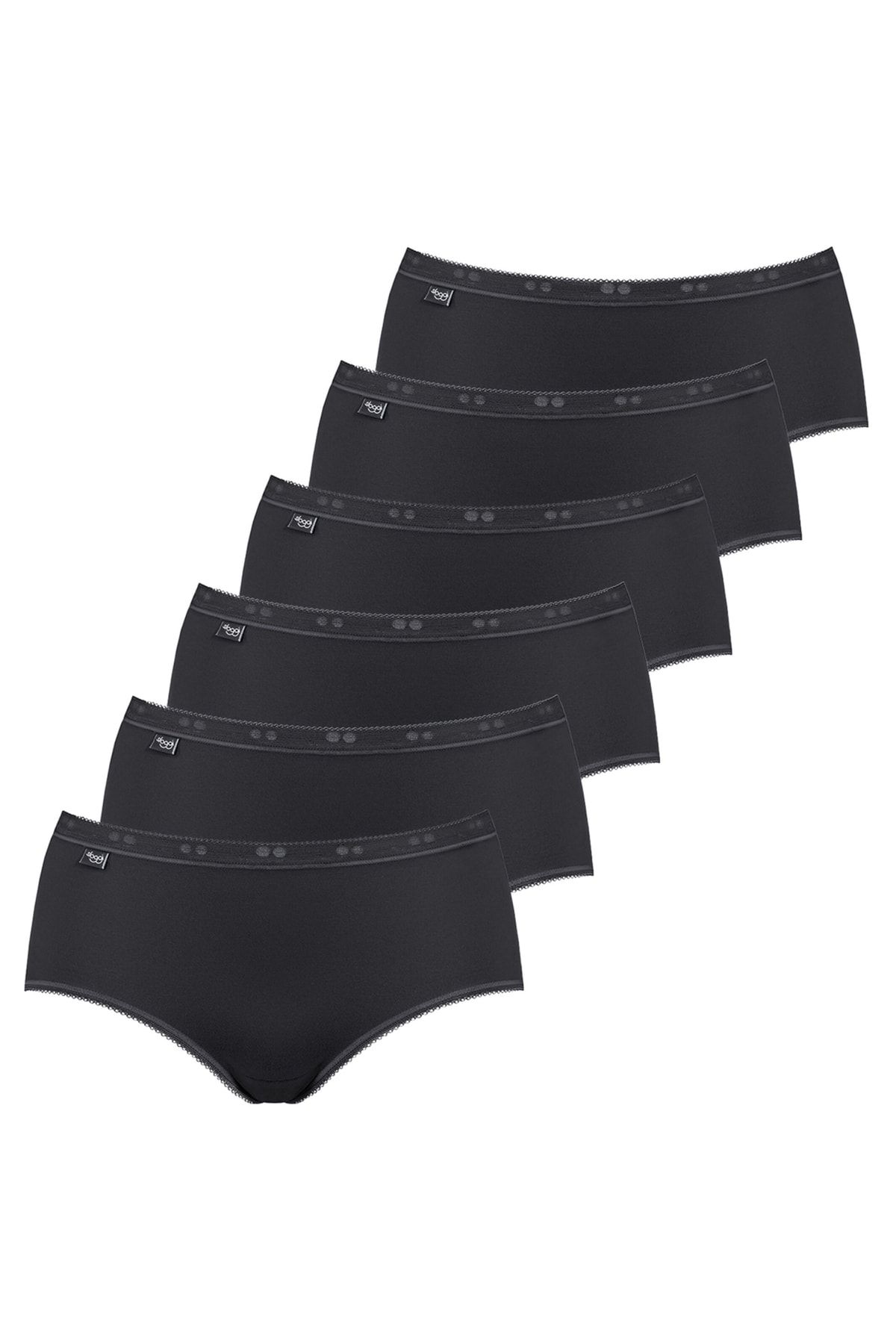 SLOGGI Slip Schwarz Unifarben